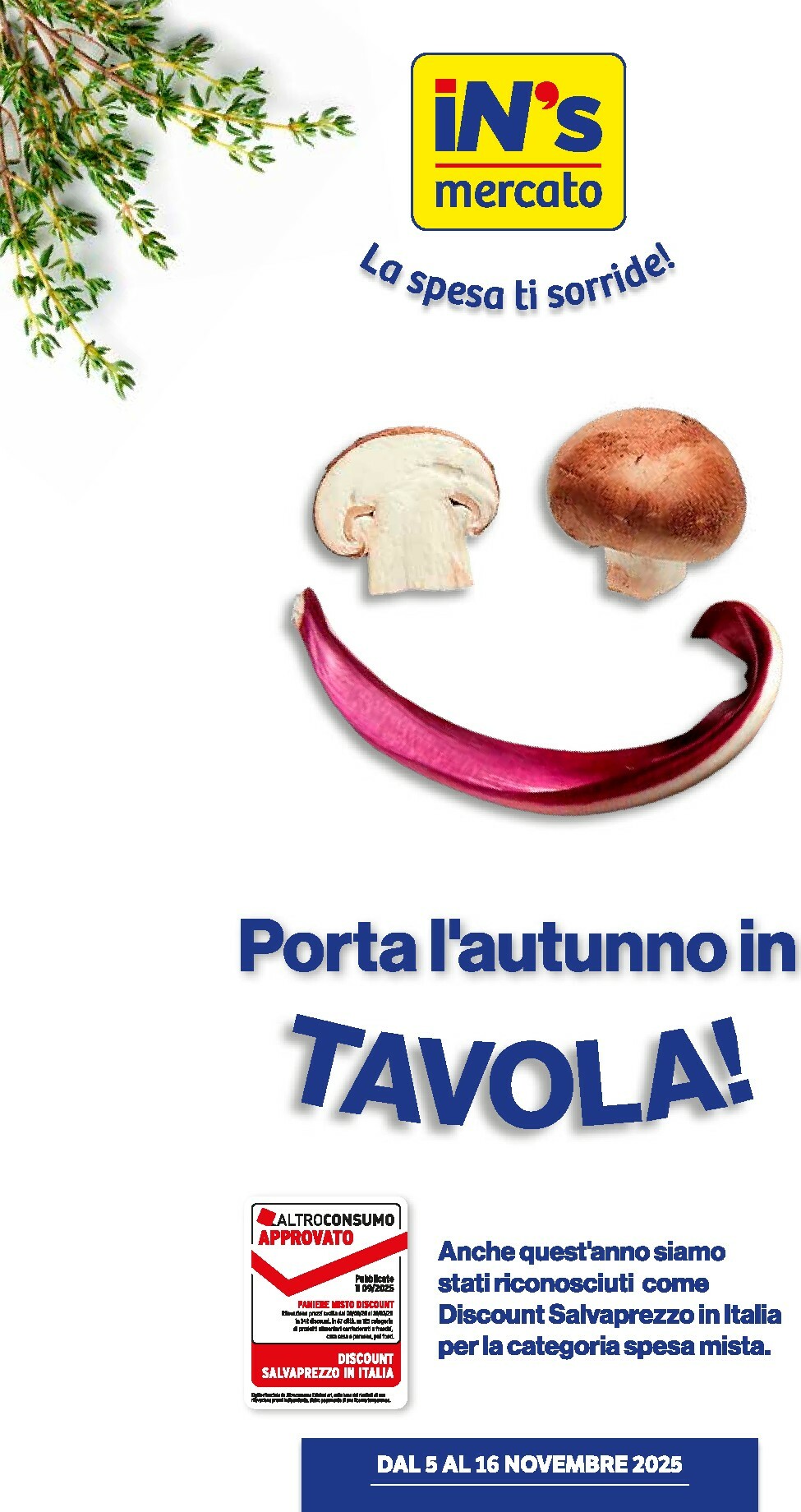 in-s - Volantino In's valido dal 05/11 al 16/11 - page: 1