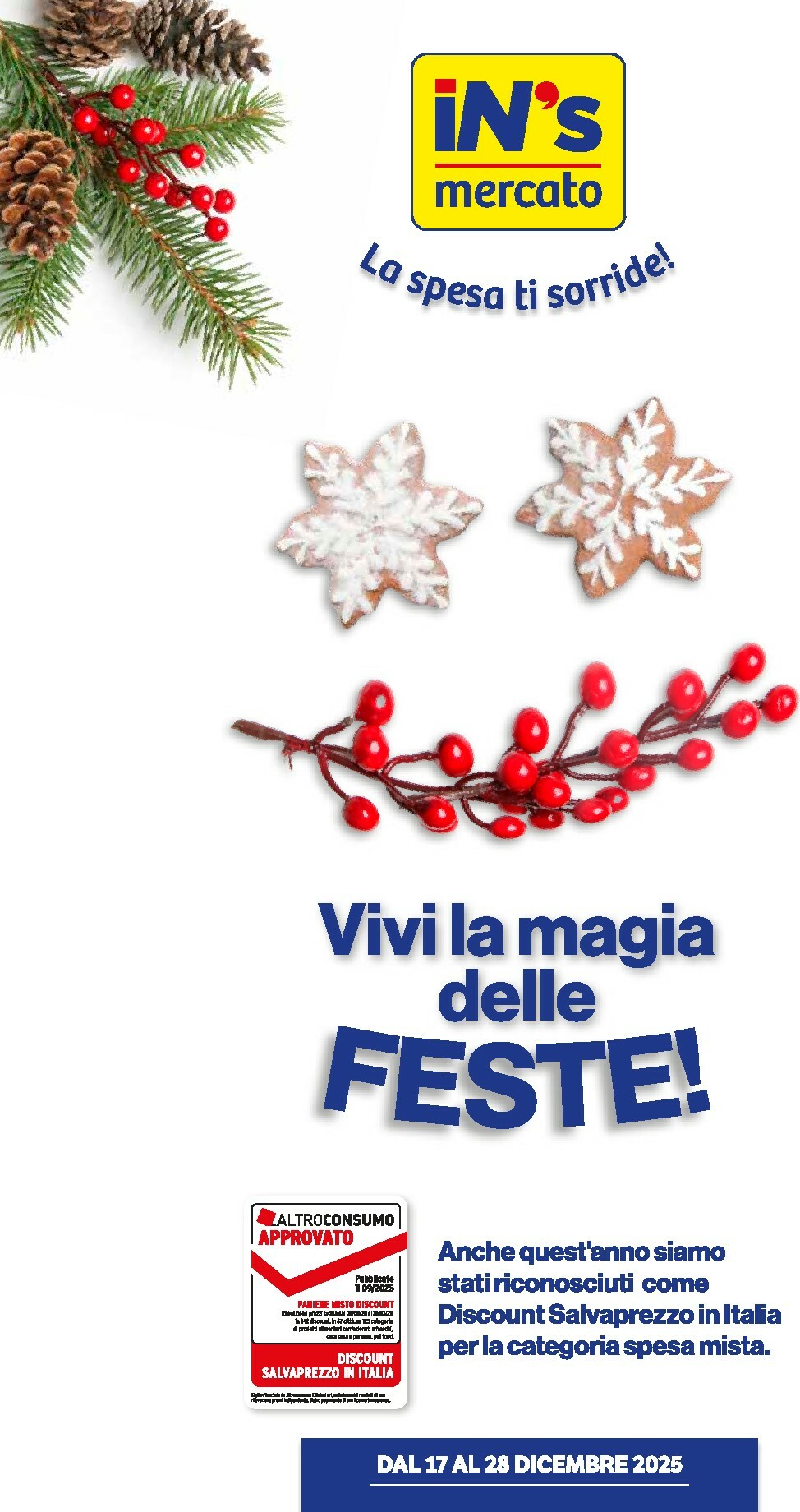 in-s - Volantino In's valido dal 17/12 al 28/12