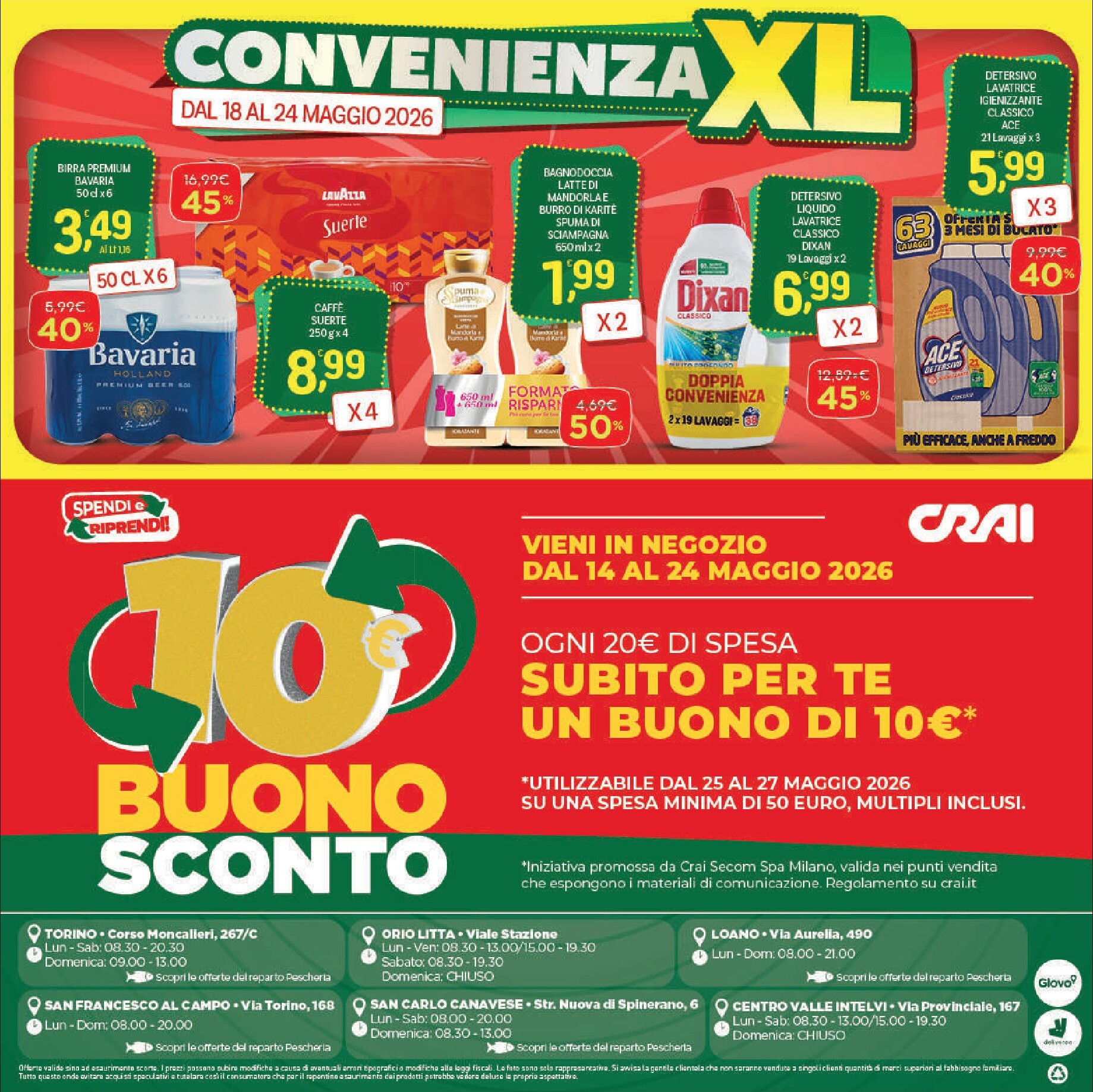 crai - Volantino attuale di Crai - Extra valido dal giovedì 14/05/2026 al domenica 24/05/2026 - page: 24