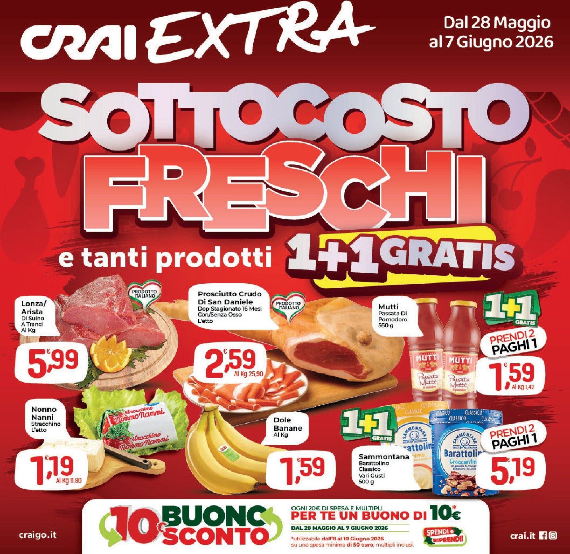 crai - Volantino attuale di Crai - Extra valido dal giovedì 28/05/2026 al domenica 07/06/2026
