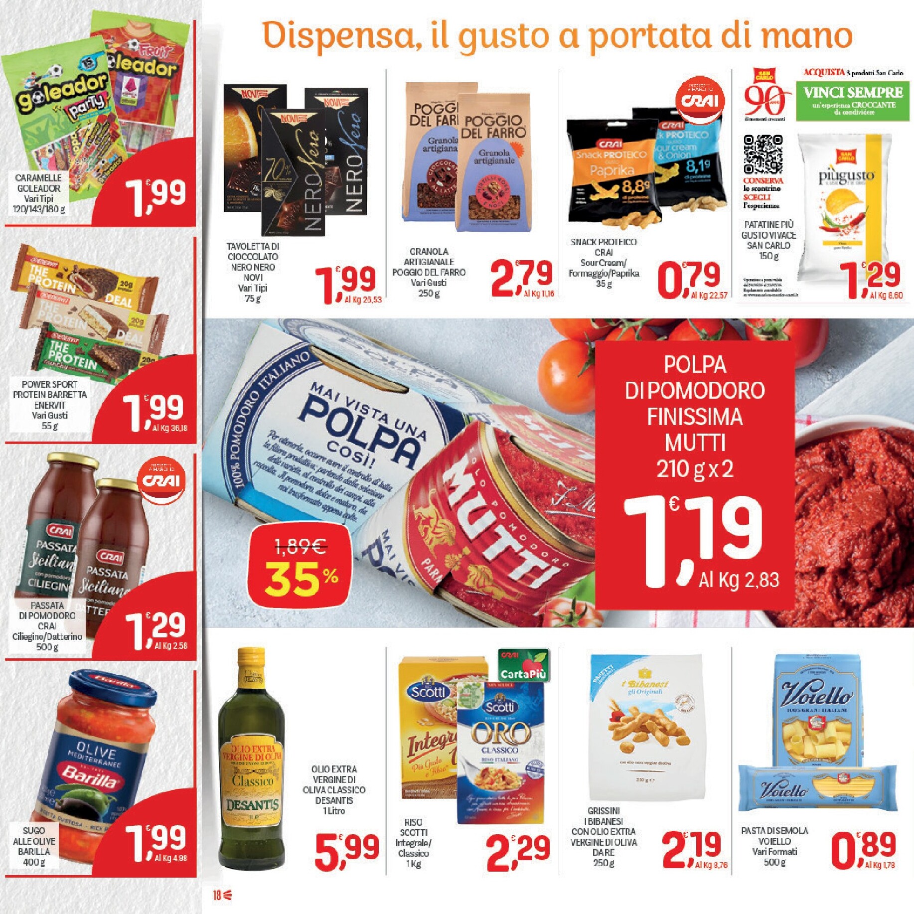 crai - Volantino attuale di Crai - Extra valido dal giovedì 28/05/2026 al domenica 07/06/2026 - page: 18
