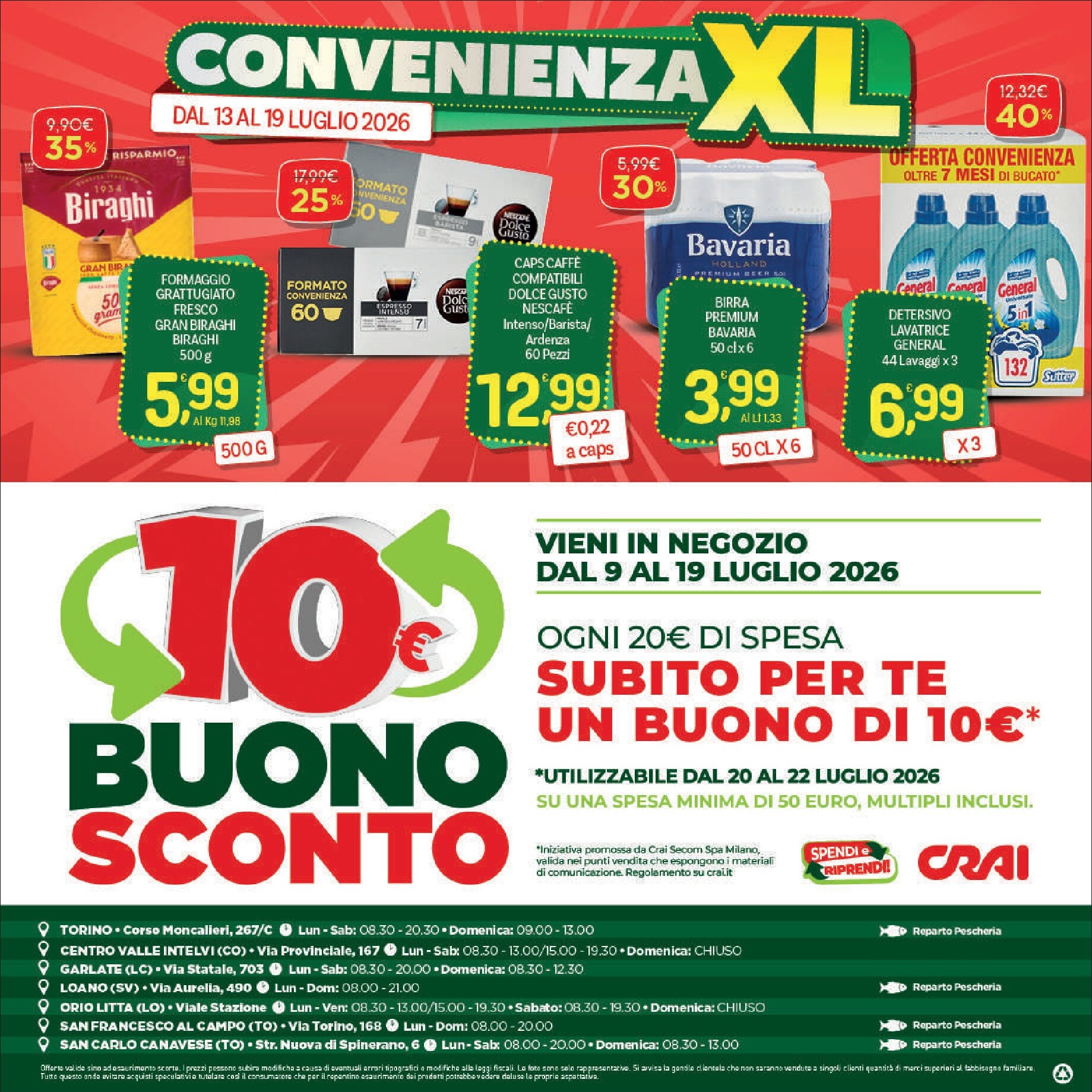 crai - Volantino attuale di Crai - Extra valido dal giovedì 09/07/2026 al domenica 19/07/2026 - page: 24