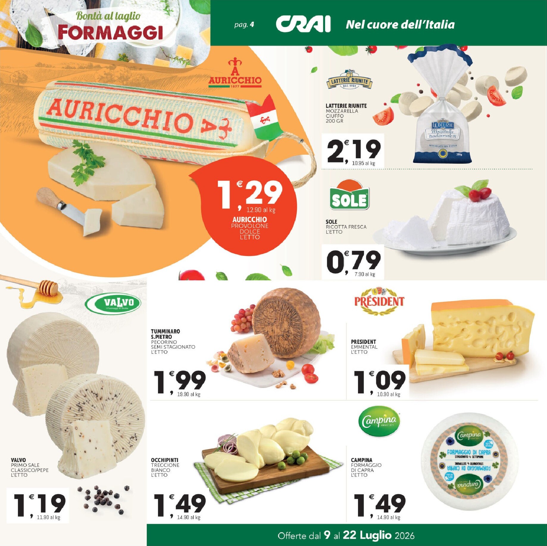 crai - Volantino attuale di Crai valido dal giovedì 09/07/2026 al mercoledì 22/07/2026 - page: 4