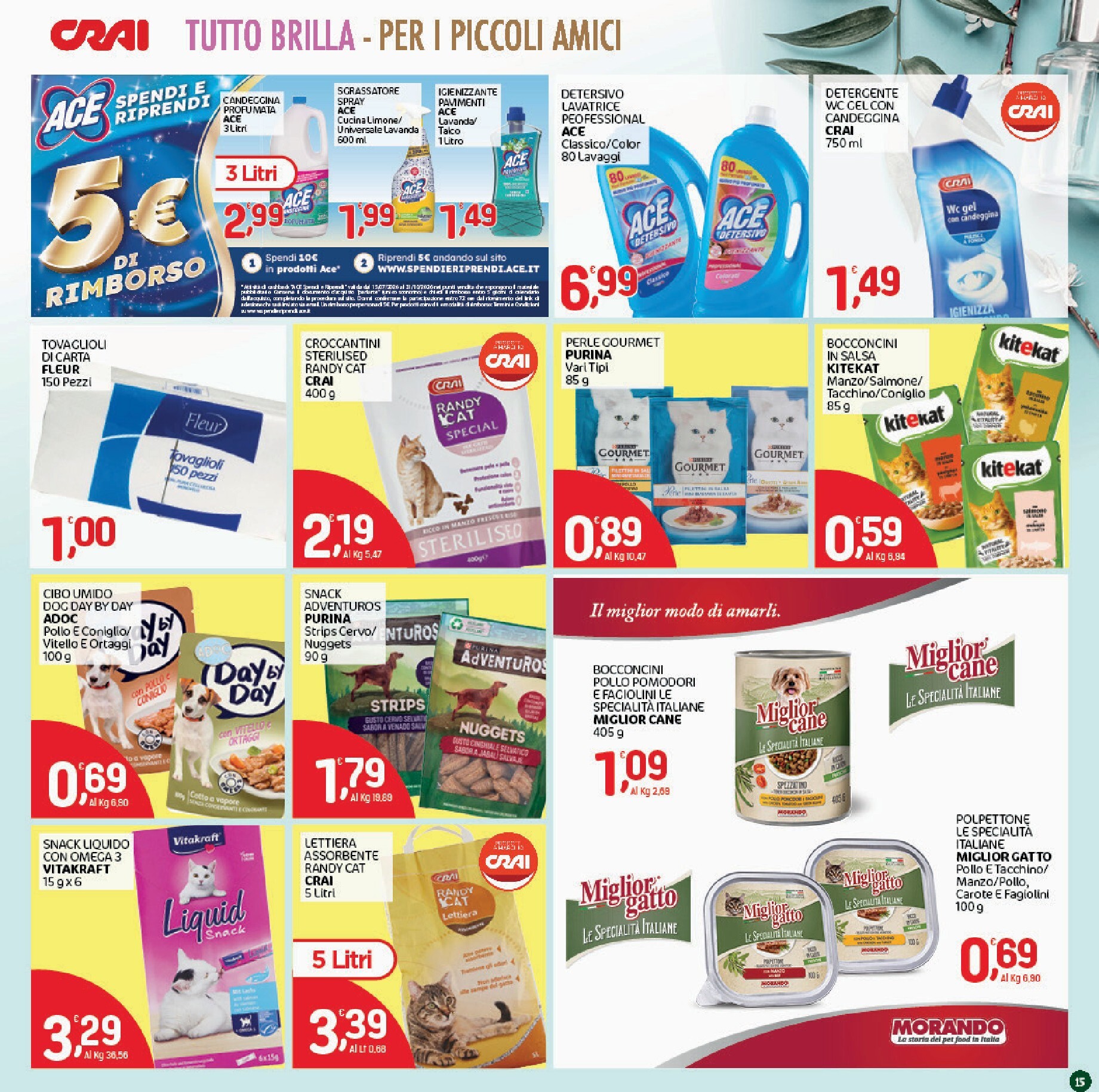 crai - Volantino attuale di Crai - Offerte Bollenti valido dal giovedì 06/08/2026 al mercoledì 19/08/2026 - page: 15