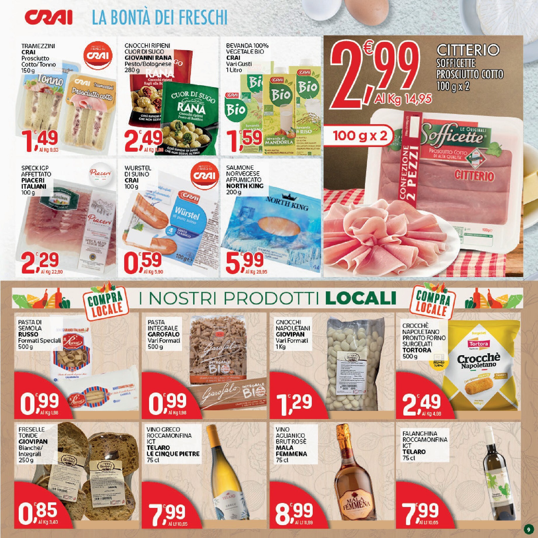 crai - Volantino attuale di Crai - Offerte Bollenti valido dal giovedì 06/08/2026 al mercoledì 19/08/2026 - page: 9