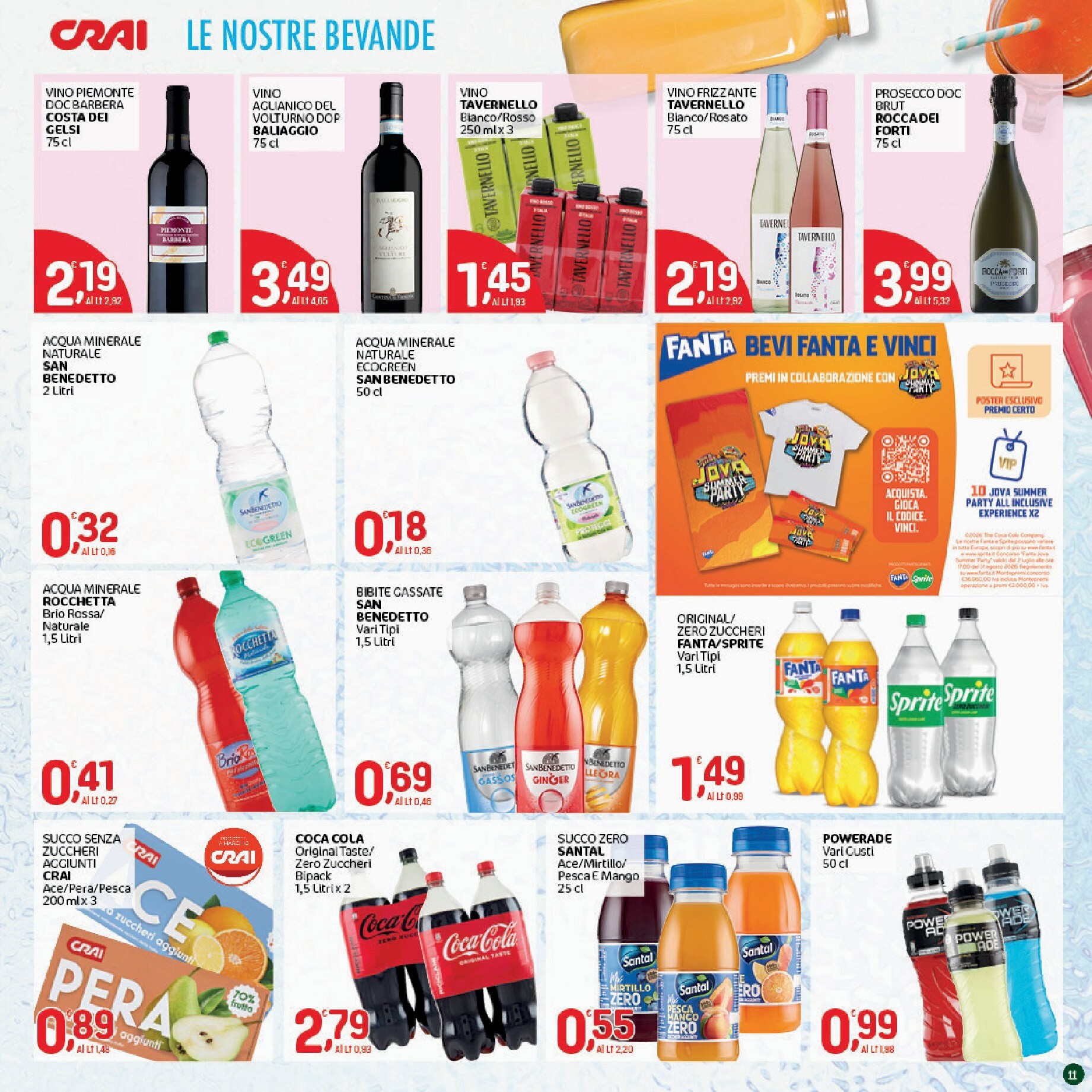 crai - Volantino attuale di Crai - Offerte Bollenti valido dal giovedì 06/08/2026 al mercoledì 19/08/2026 - page: 11