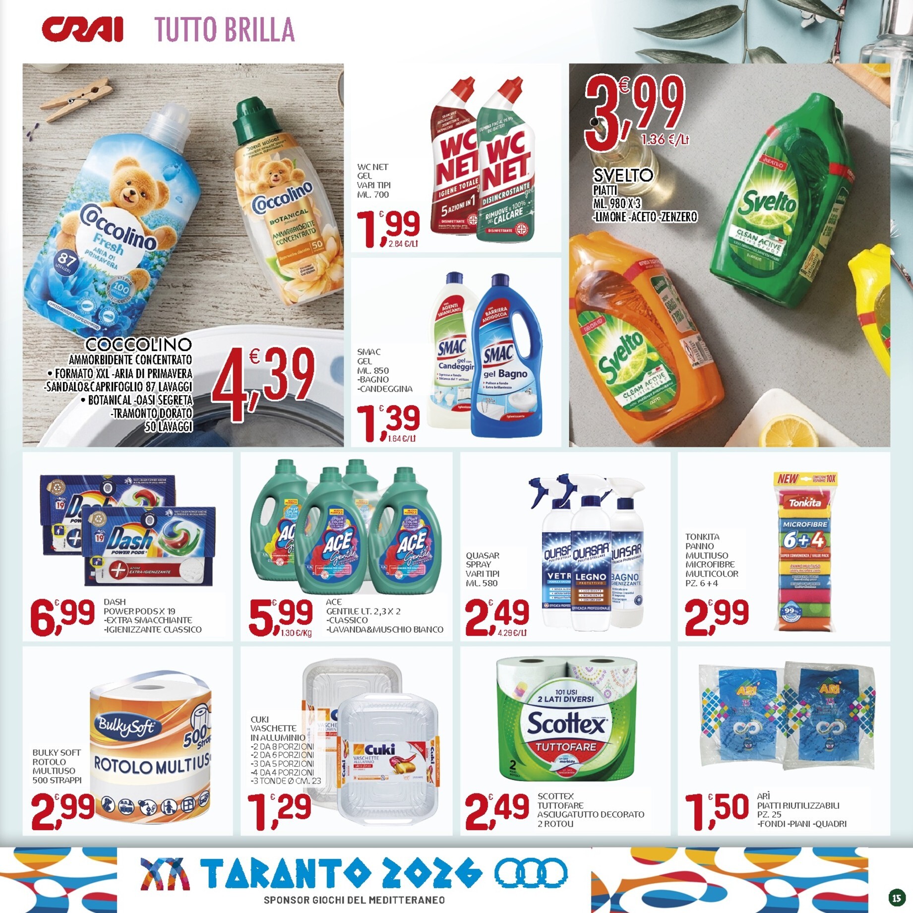 crai - Volantino attuale di Crai Napoli valido dal giovedì 20/08/2026 al domenica 30/08/2026 - page: 15