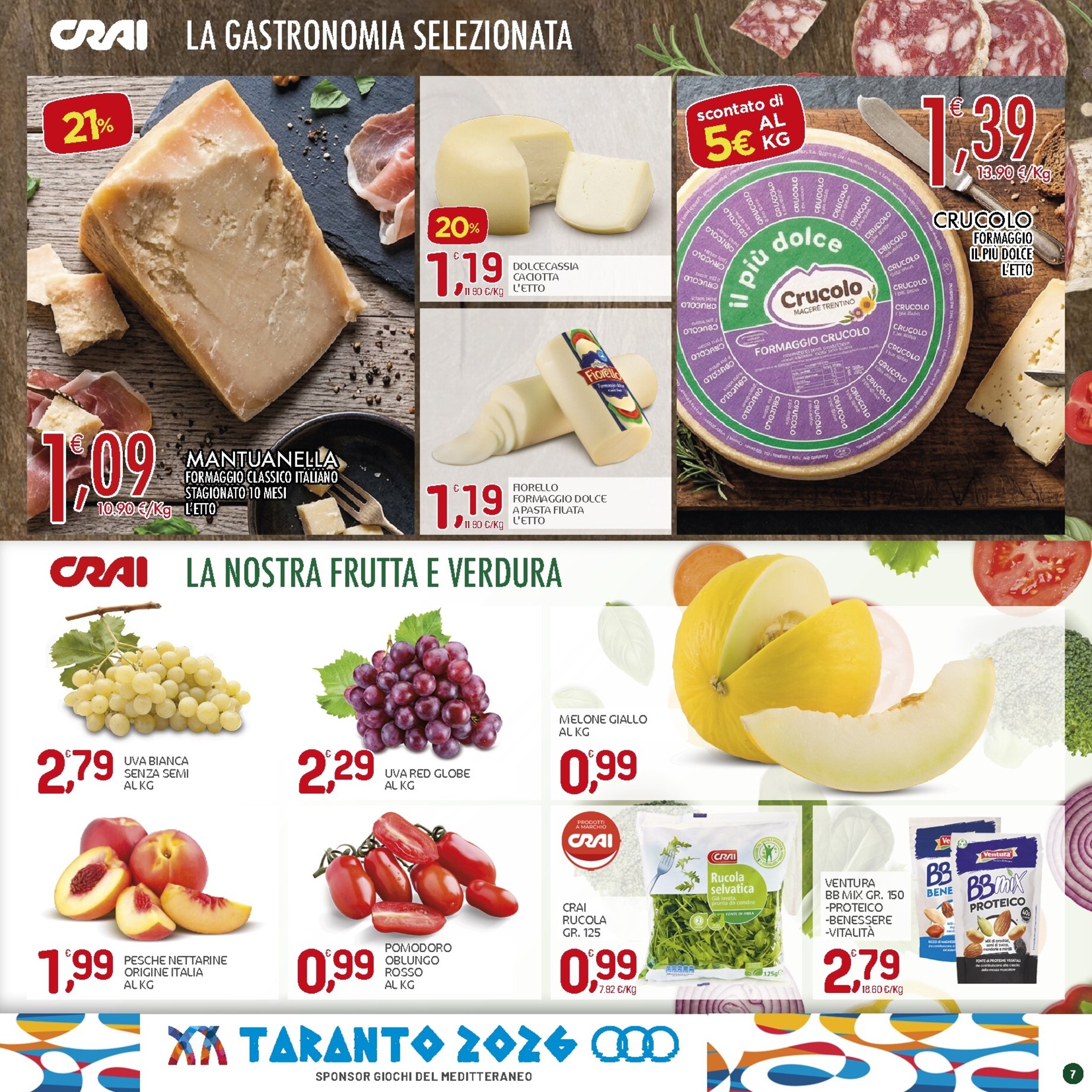 crai - Volantino attuale di Crai Napoli valido dal giovedì 20/08/2026 al domenica 30/08/2026 - page: 7