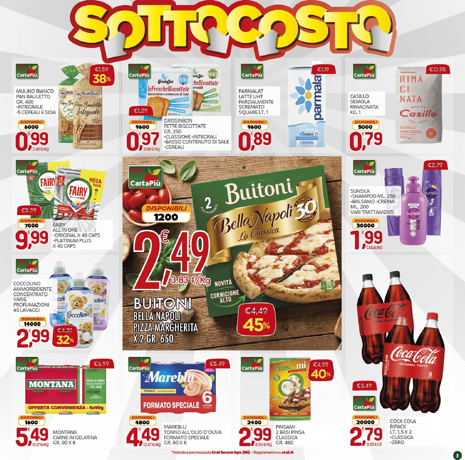 crai - Volantino attuale di Crai - Sottocosto valido dal giovedì 03/09/2026 al sabato 12/09/2026 - page: 3