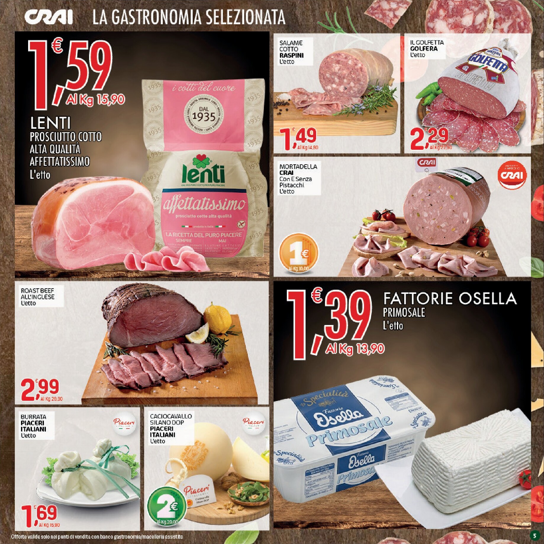 crai - Volantino Crai - prezzi tondi per la prossima settimana dal giovedì 17/09/2026 al domenica 27/09/2026 - page: 5