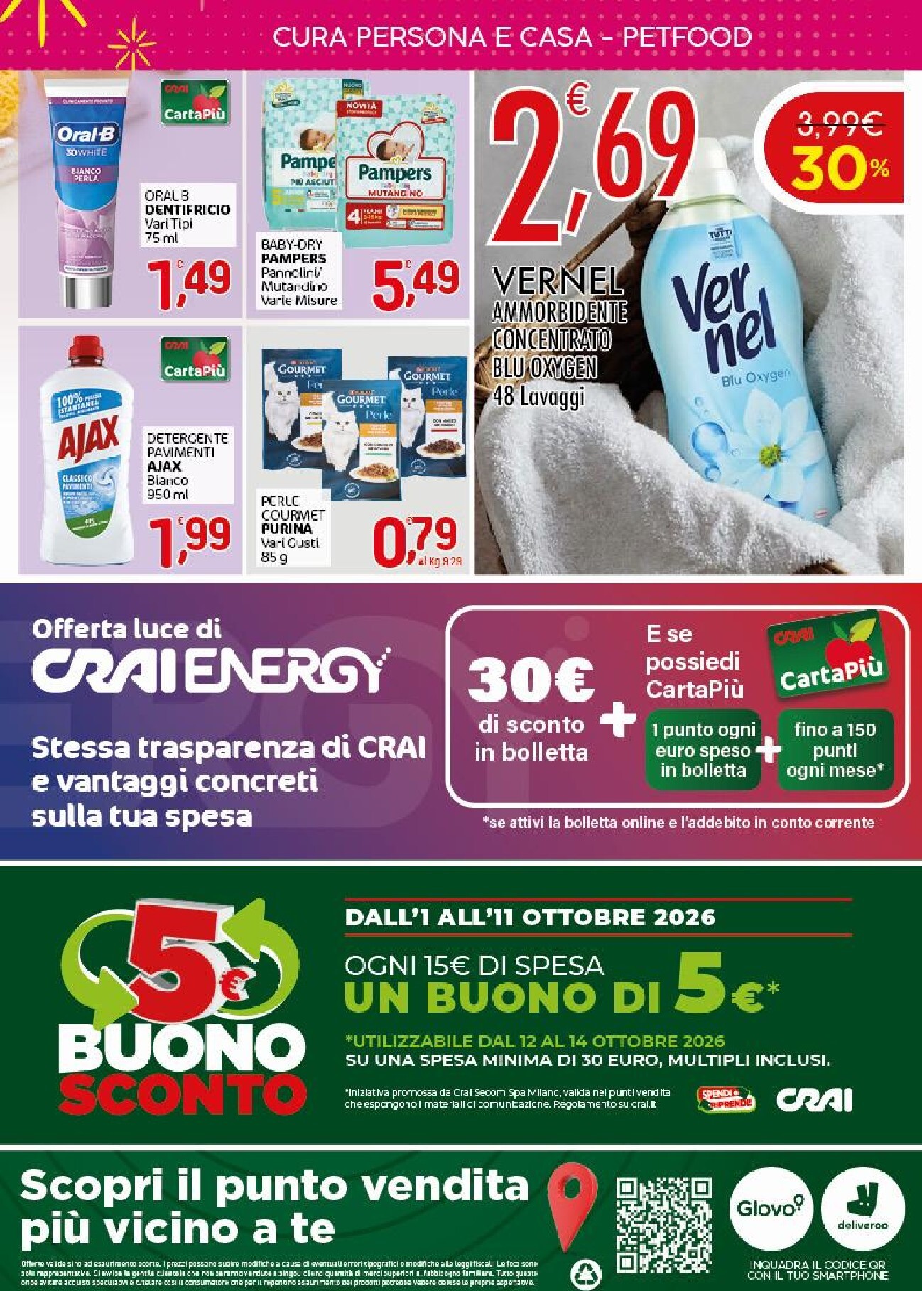 crai - Volantino attuale di Crai valido dal giovedì 01/10/2026 al domenica 11/10/2026 - page: 4