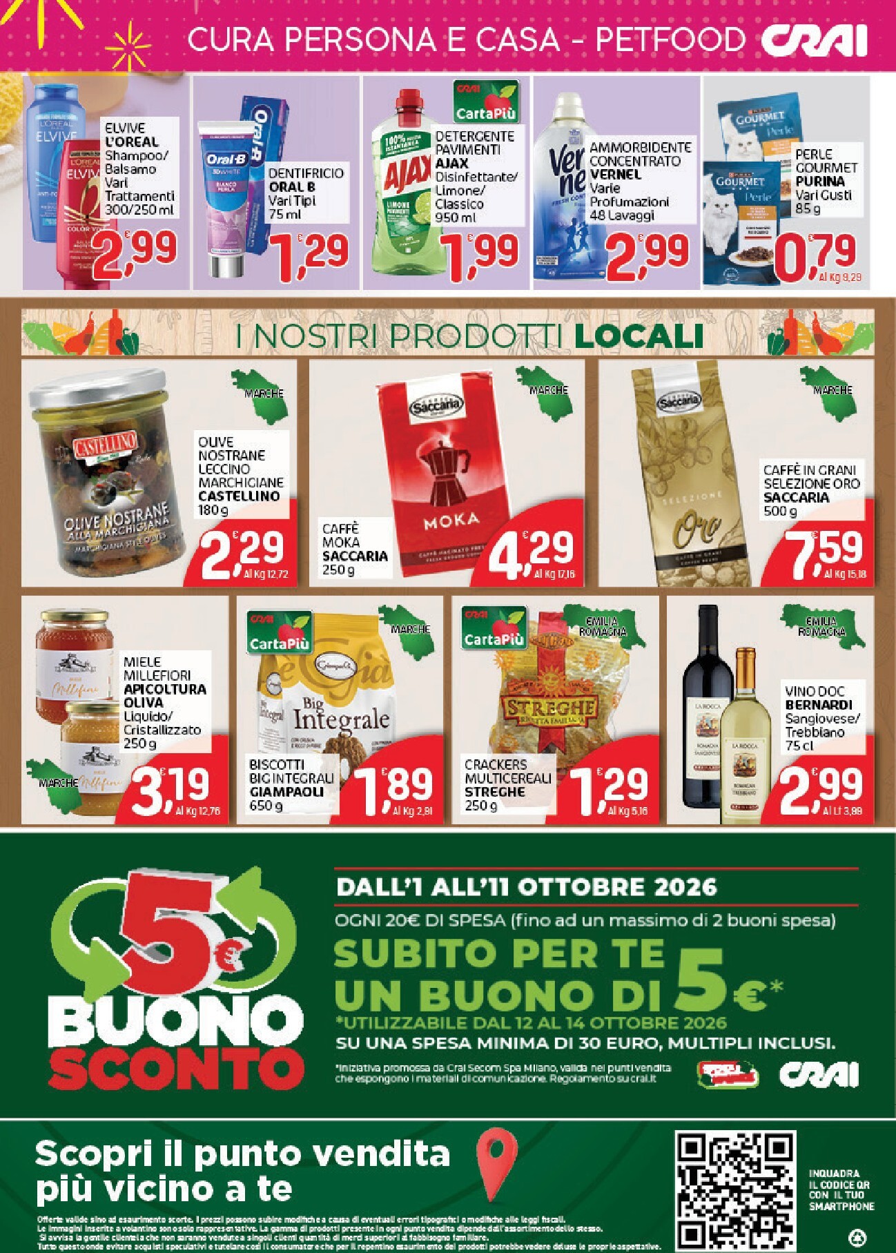 crai - Volantino attuale di Crai - Bologna, Emilia-Romagna valido dal giovedì 01/10/2026 al domenica 11/10/2026 - page: 4