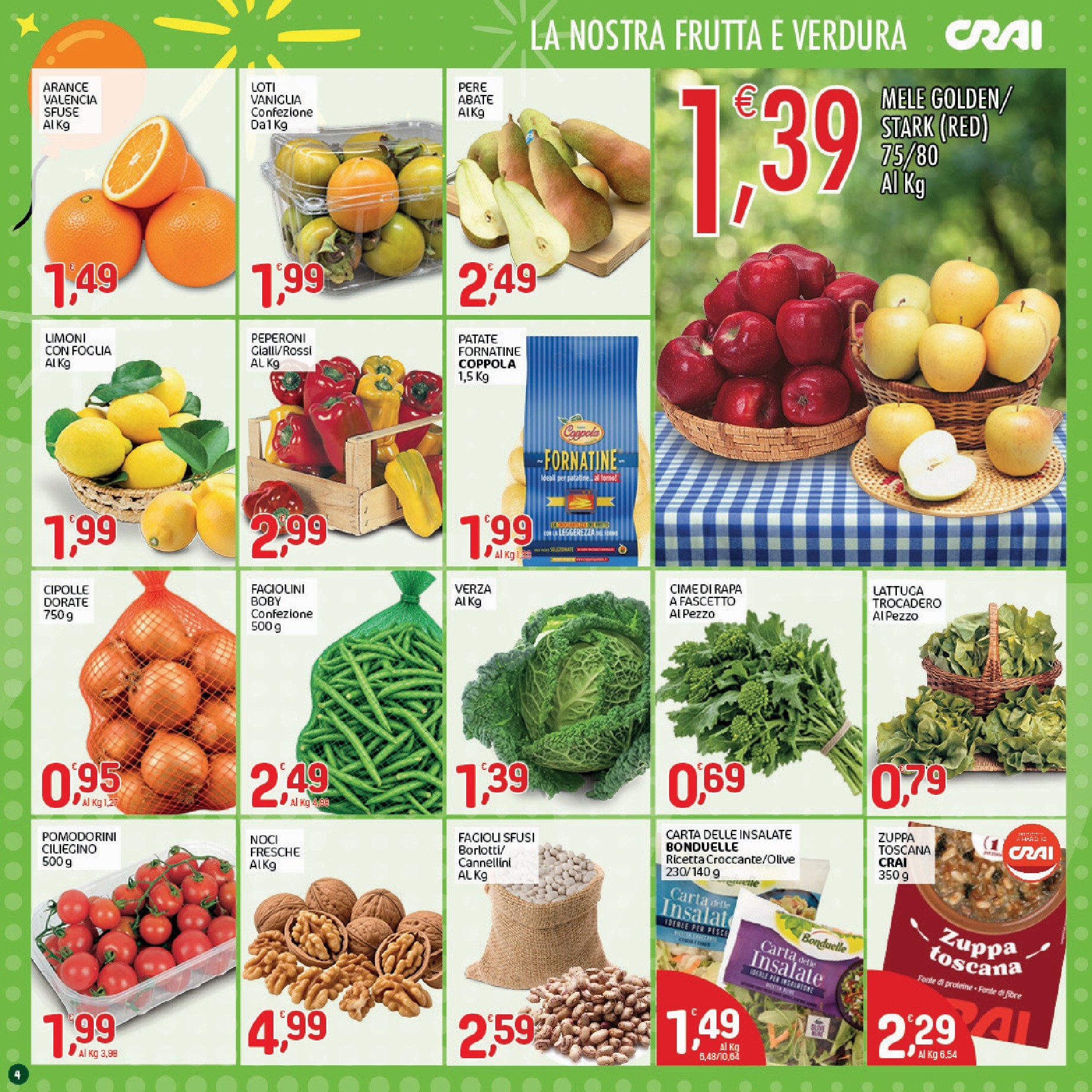 crai - Volantino attuale di Crai - Salerno — Campania valido dal giovedì 15/10/2026 al domenica 25/10/2026 - page: 4