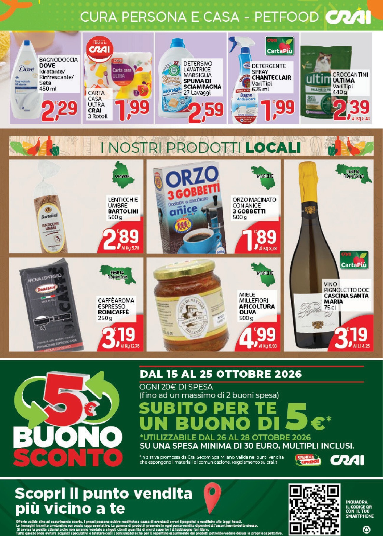 crai - Volantino attuale di Crai - Bologna — Emilia-Romagna valido dal giovedì 15/10/2026 al domenica 25/10/2026 - page: 4