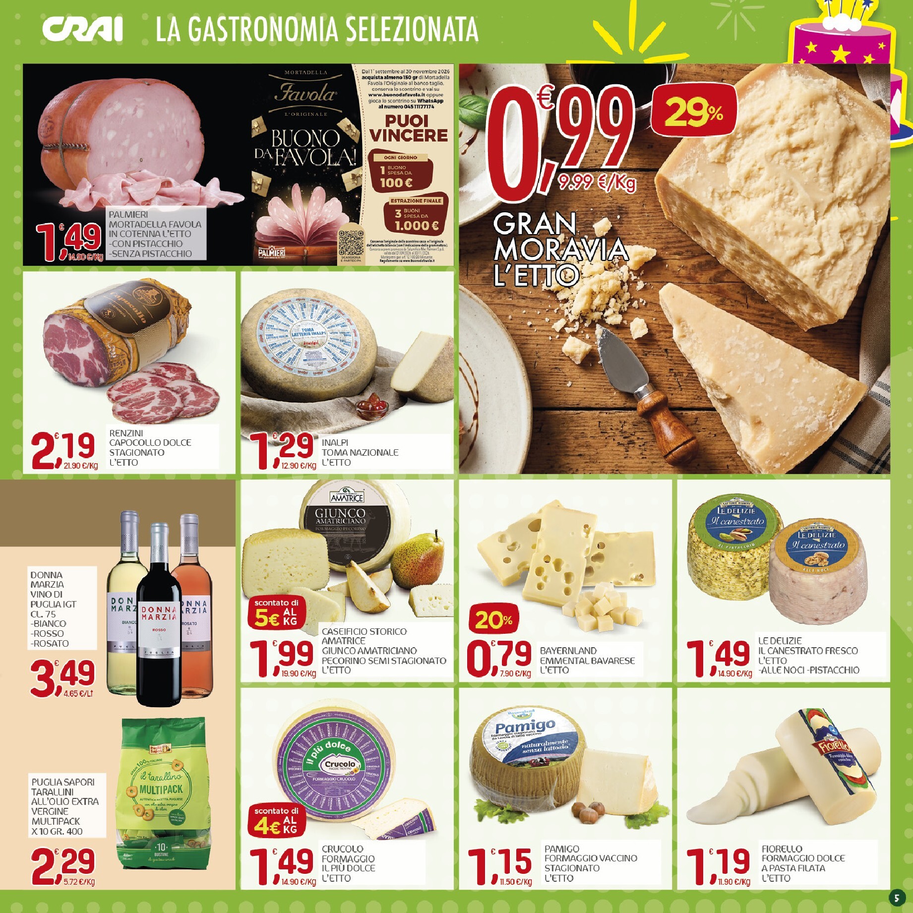 crai - Volantino attuale di Crai - Cellino San Marco — Puglia valido dal giovedì 15/10/2026 al domenica 25/10/2026 - page: 5