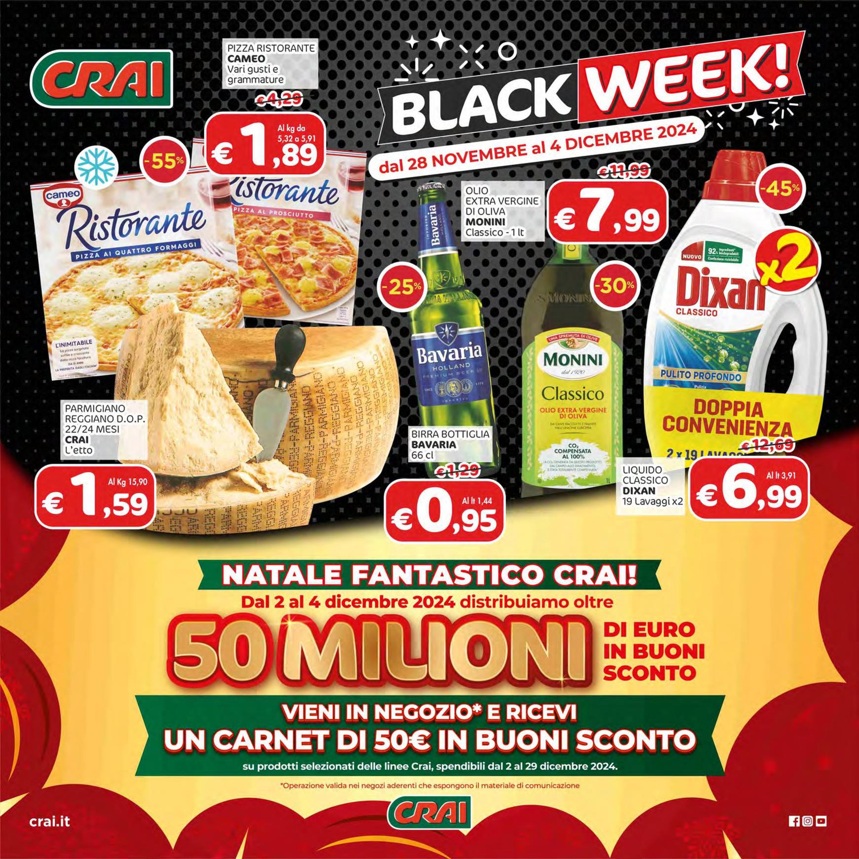 crai - Volantino Crai - Milan Black Week valido dal 28/11 al 04/12