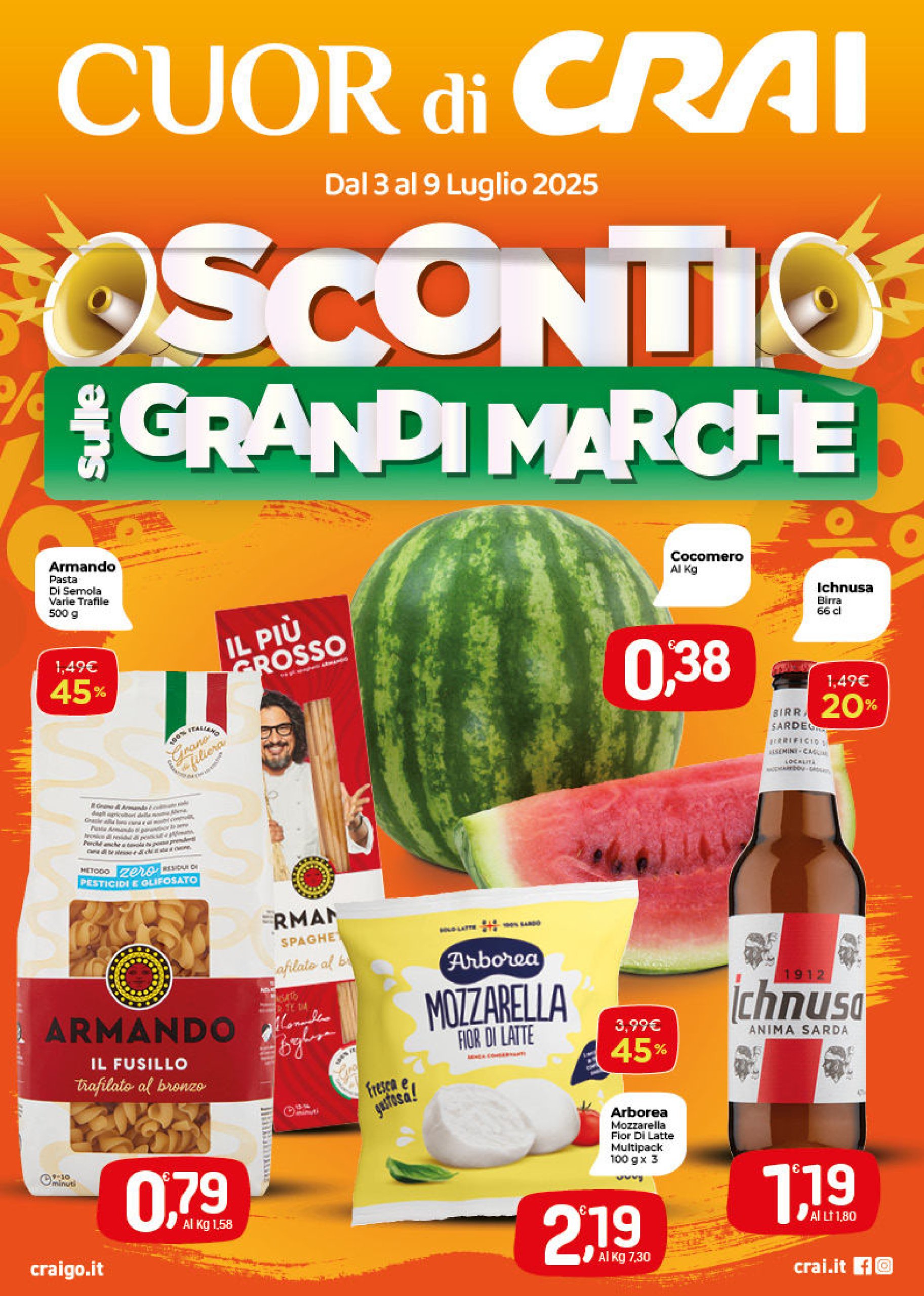 crai - Volantino Crai valido dal 03/07 al 09/07
