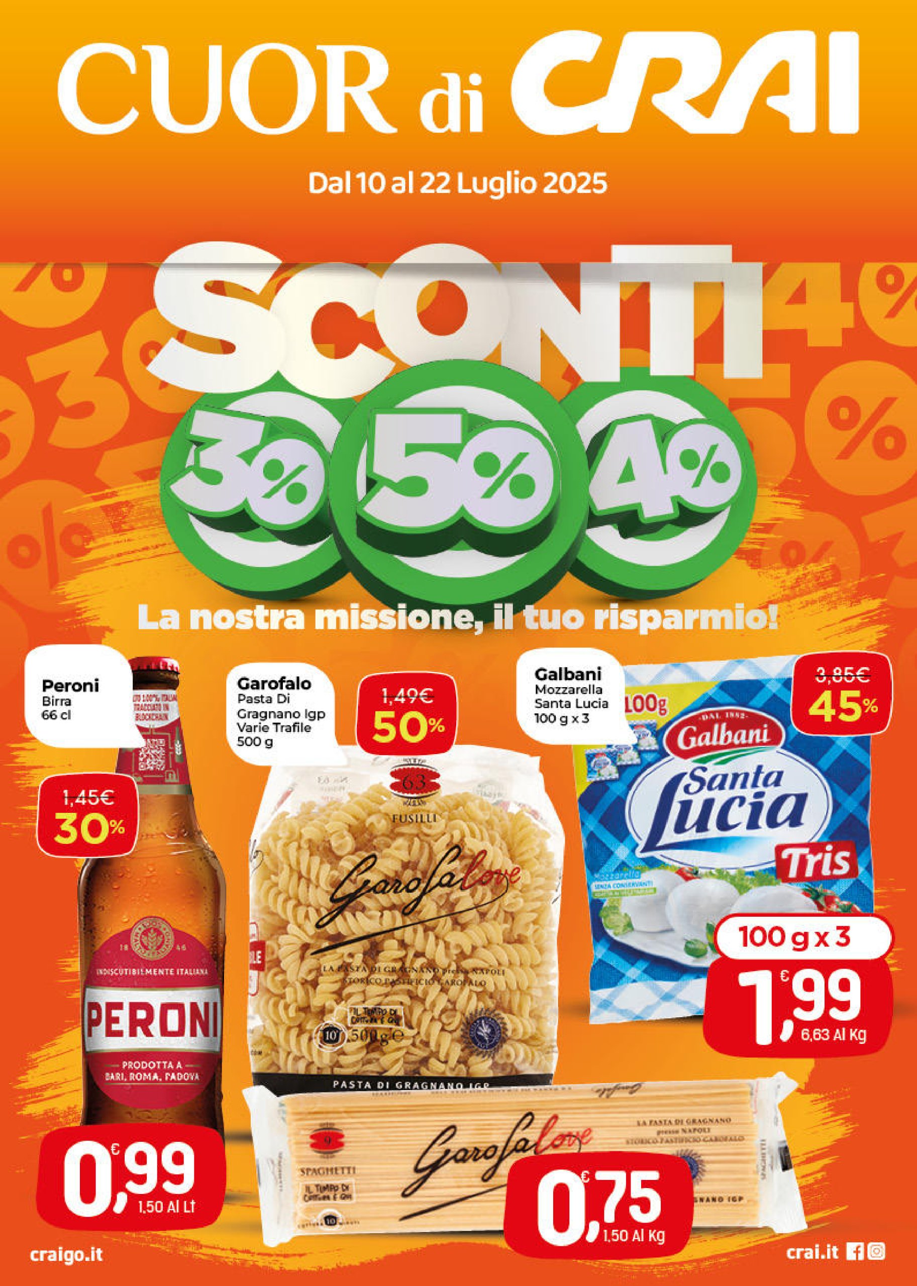 crai - Volantino Crai valido dal 10/07 al 22/07