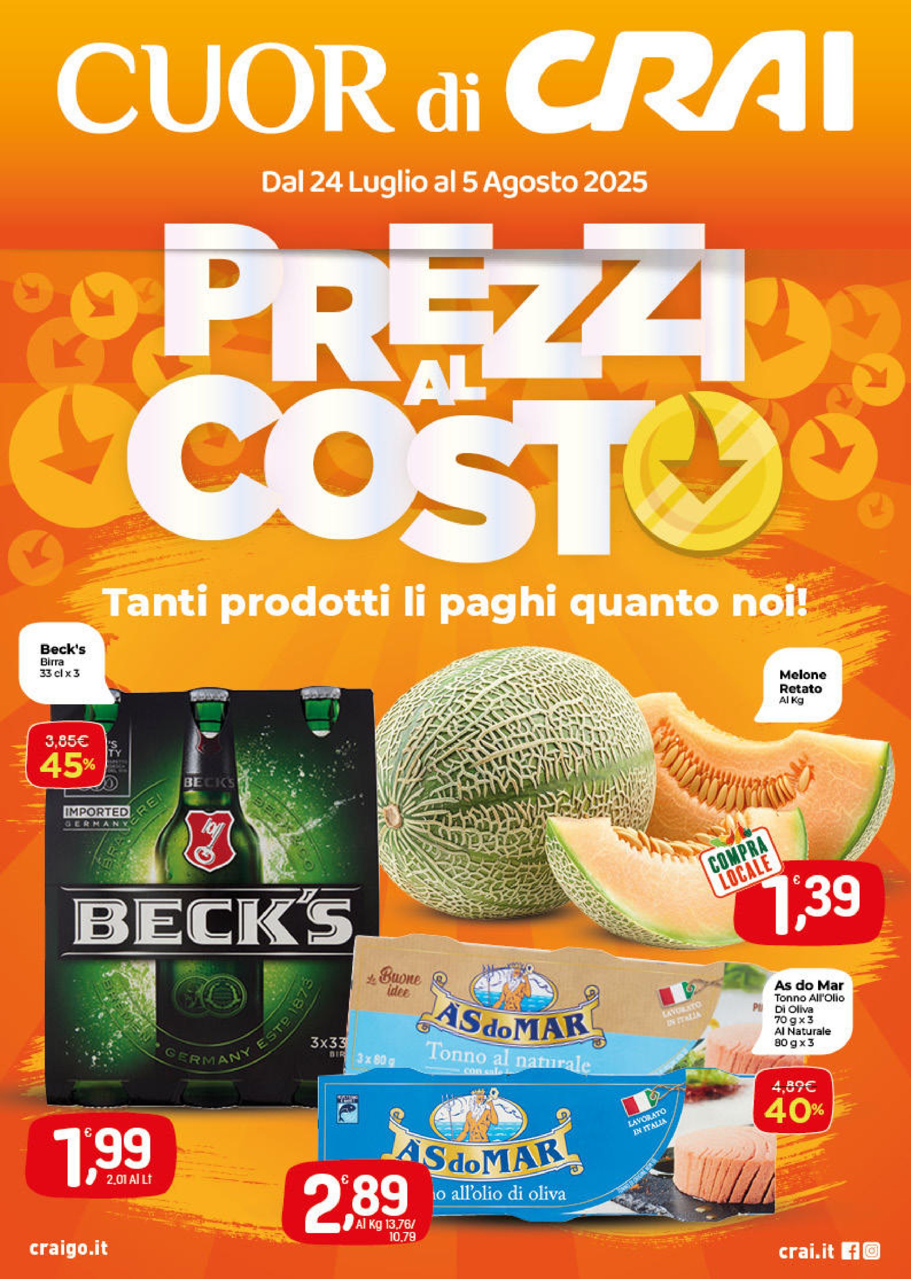 crai - Volantino Crai valido dal 24/07 al 05/08