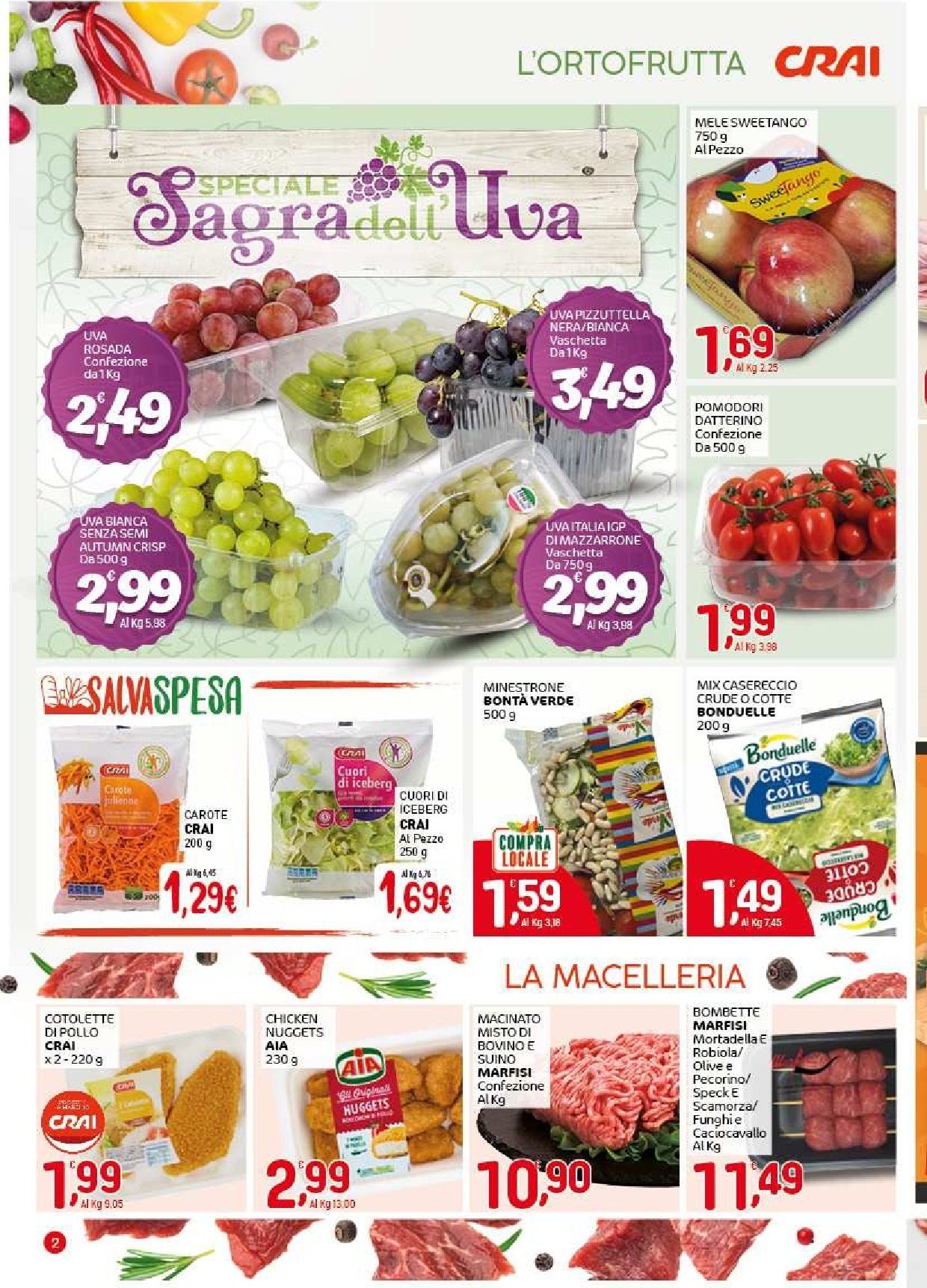 crai - Volantino Crai valido dal 18/09 al 30/09 - page: 2