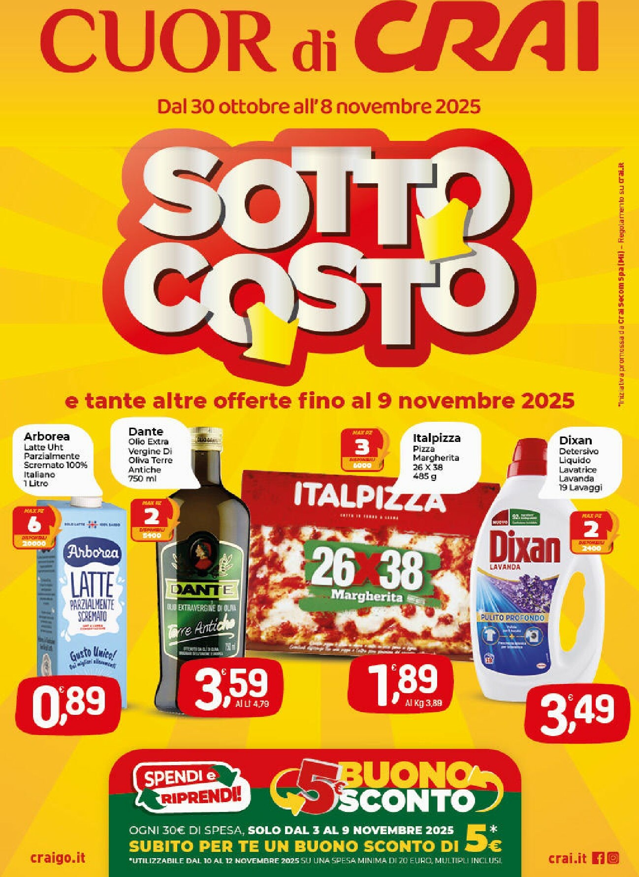 crai - Volantino Crai valido dal 30/10 al 08/11