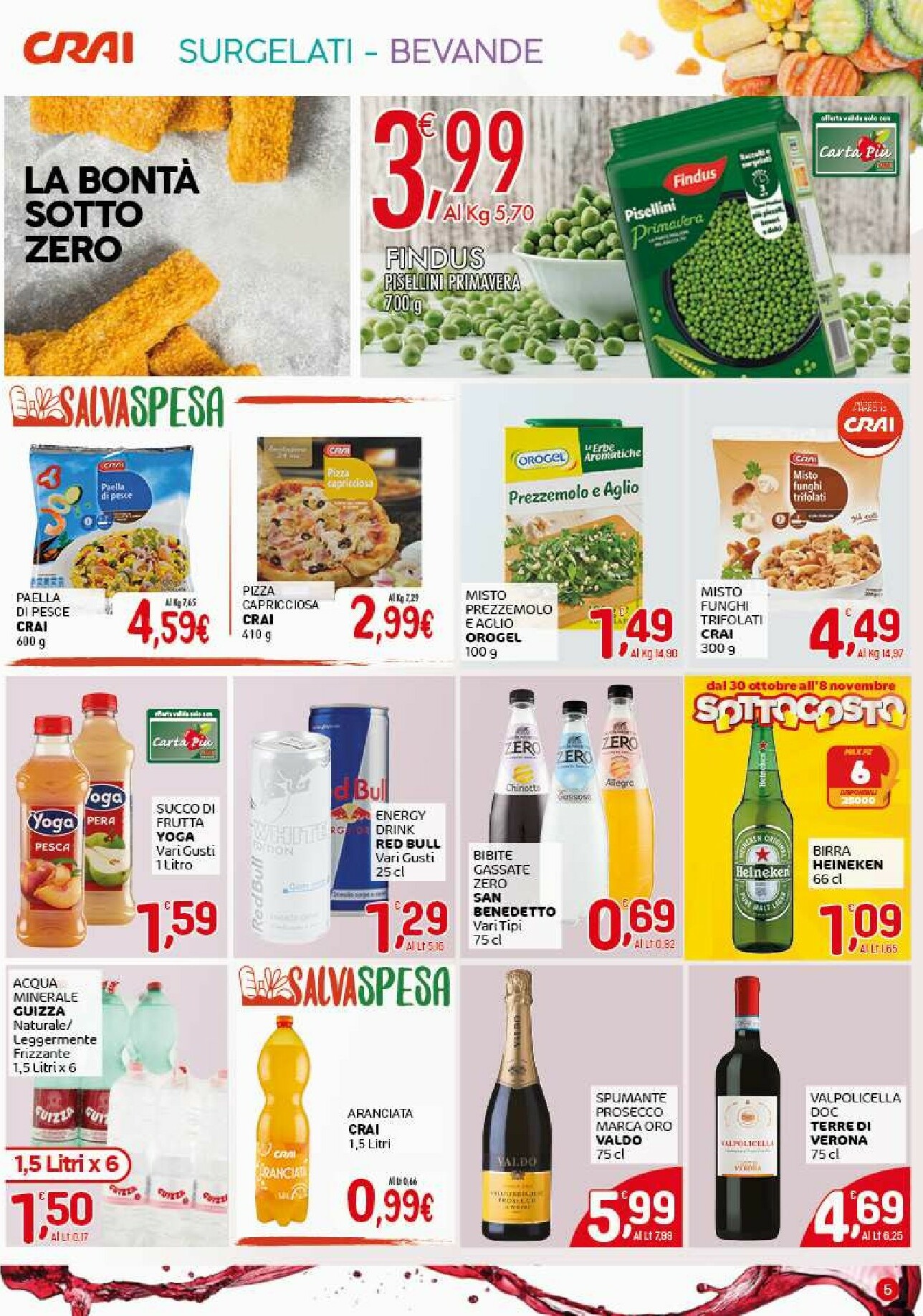 crai - Volantino Crai valido dal 30/10 al 08/11 - page: 5