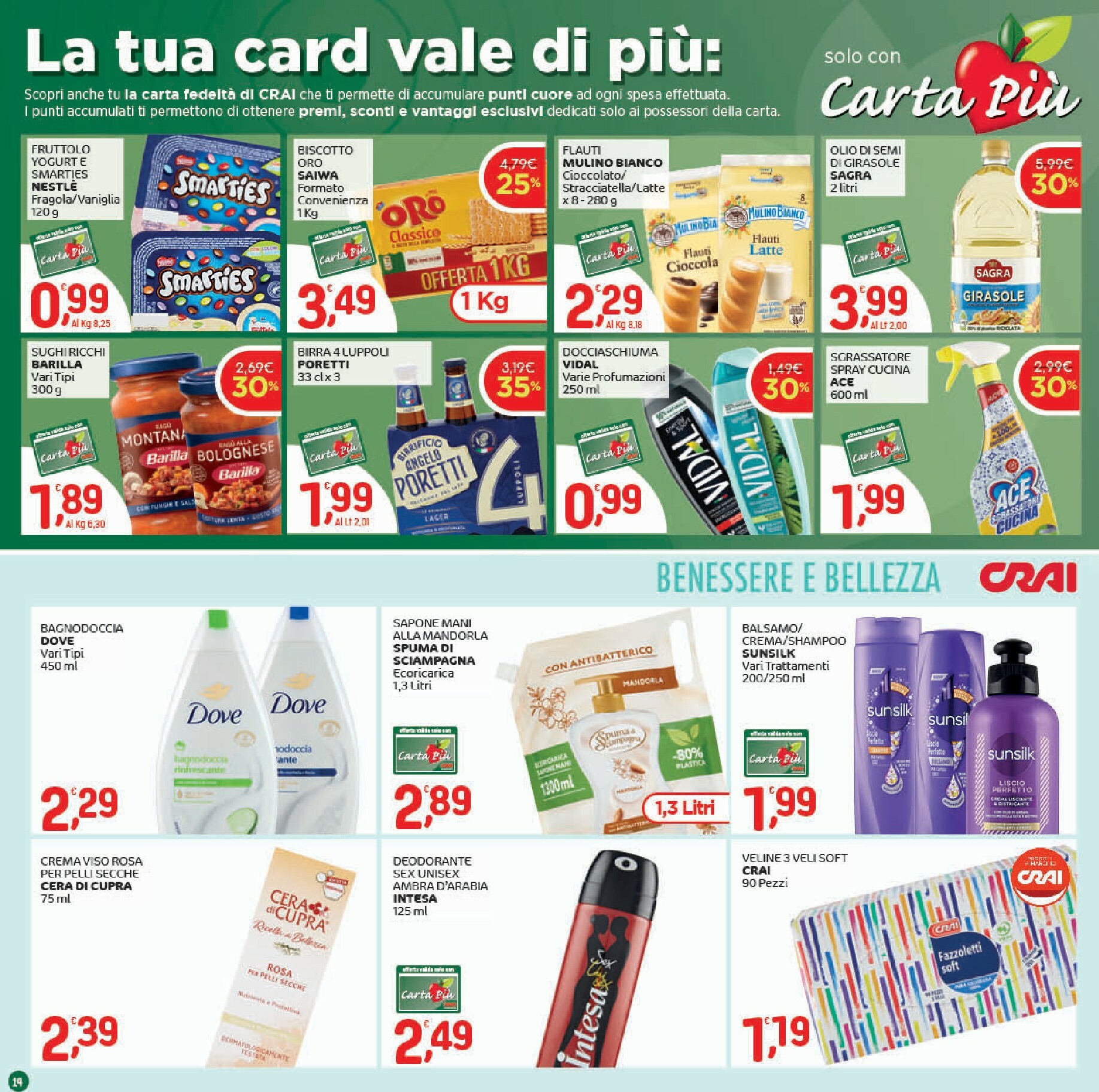 crai - Volantino Crai valido dal 13/11 al 23/11 - page: 14