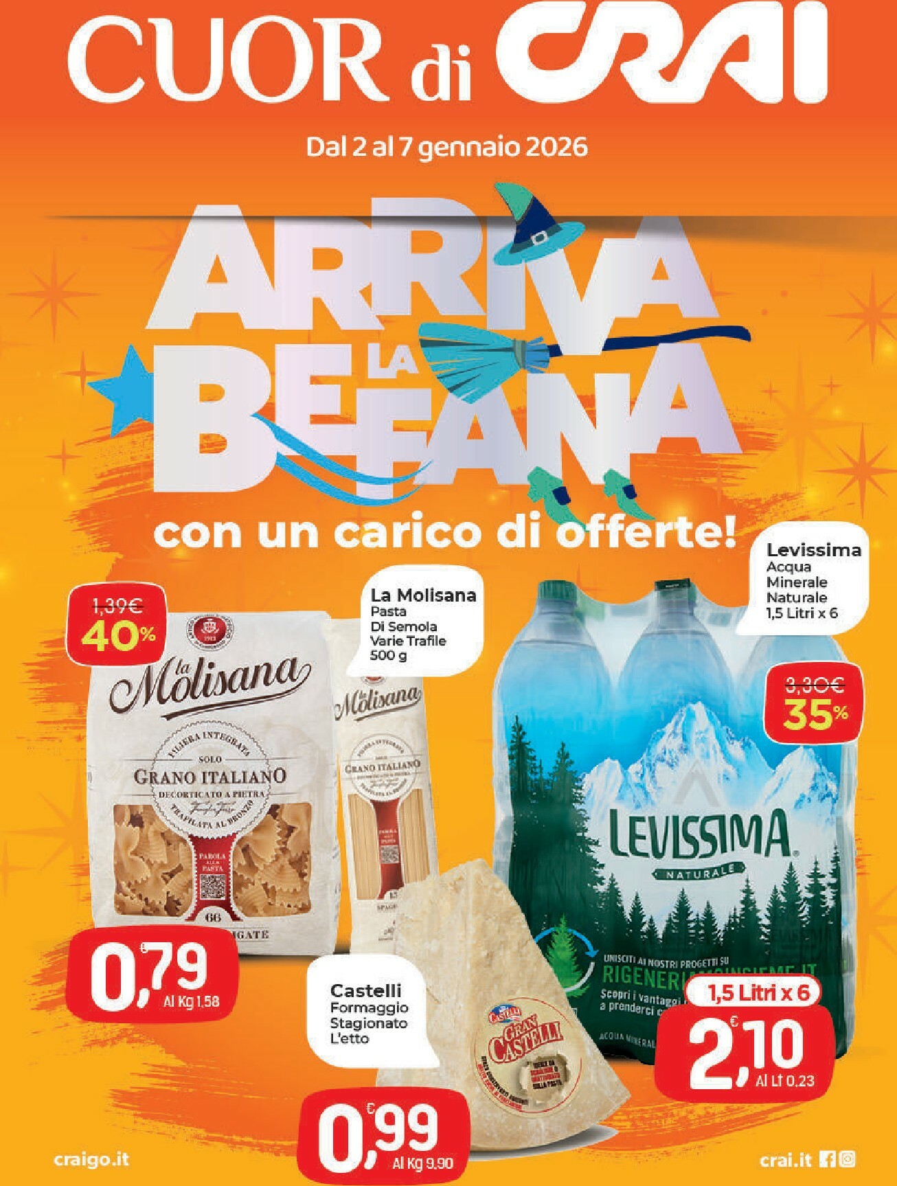 crai - Volantino Crai - Cuor di Crai valido dal 02/01 al 07/01