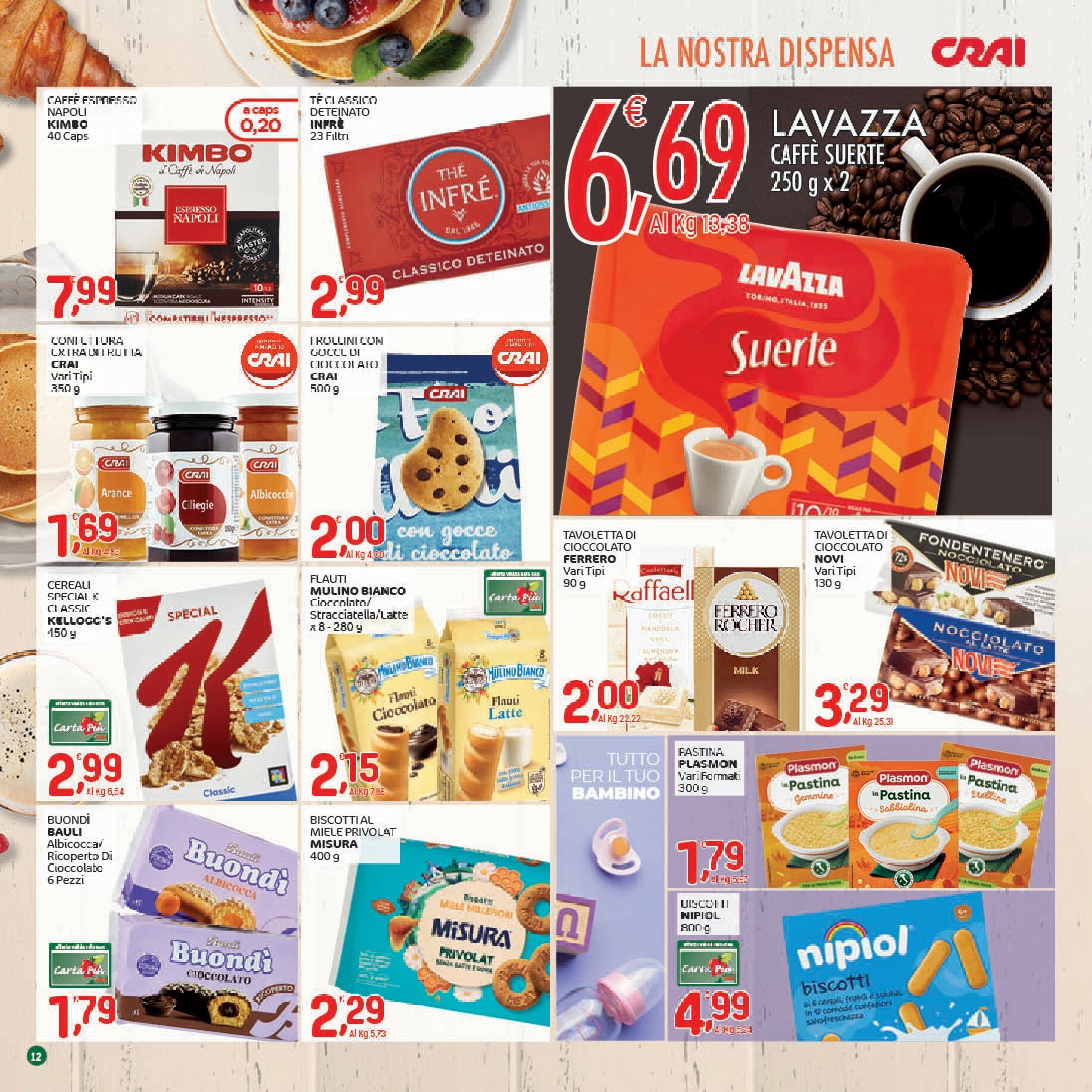 crai - Volantino Crai valido dal 22/01 al 01/02 - page: 12
