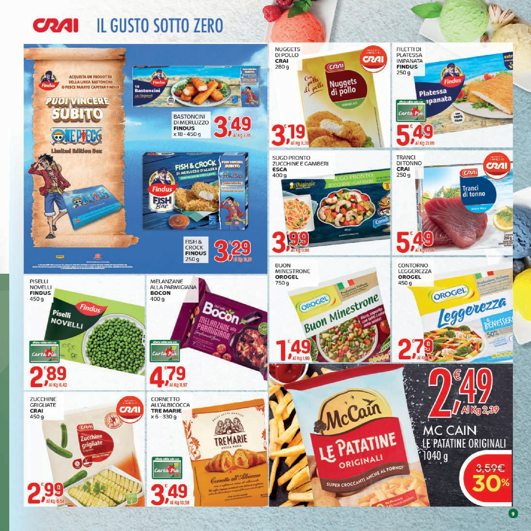 crai - Volantino Crai valido dal 22/01 al 01/02 - page: 9