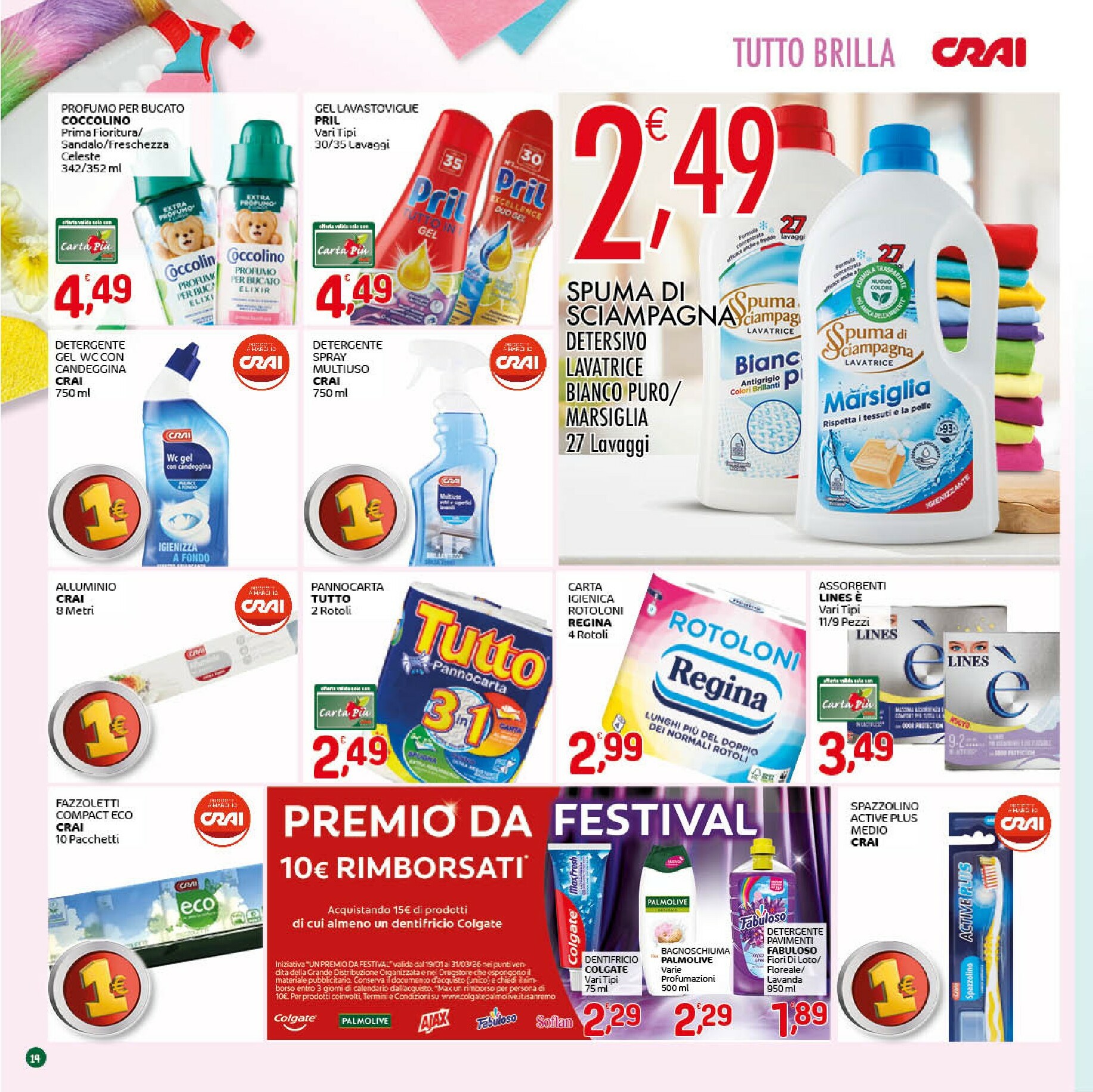 crai - Volantino Crai valido dal 19/02/2026 al 01/03/2026 - page: 14