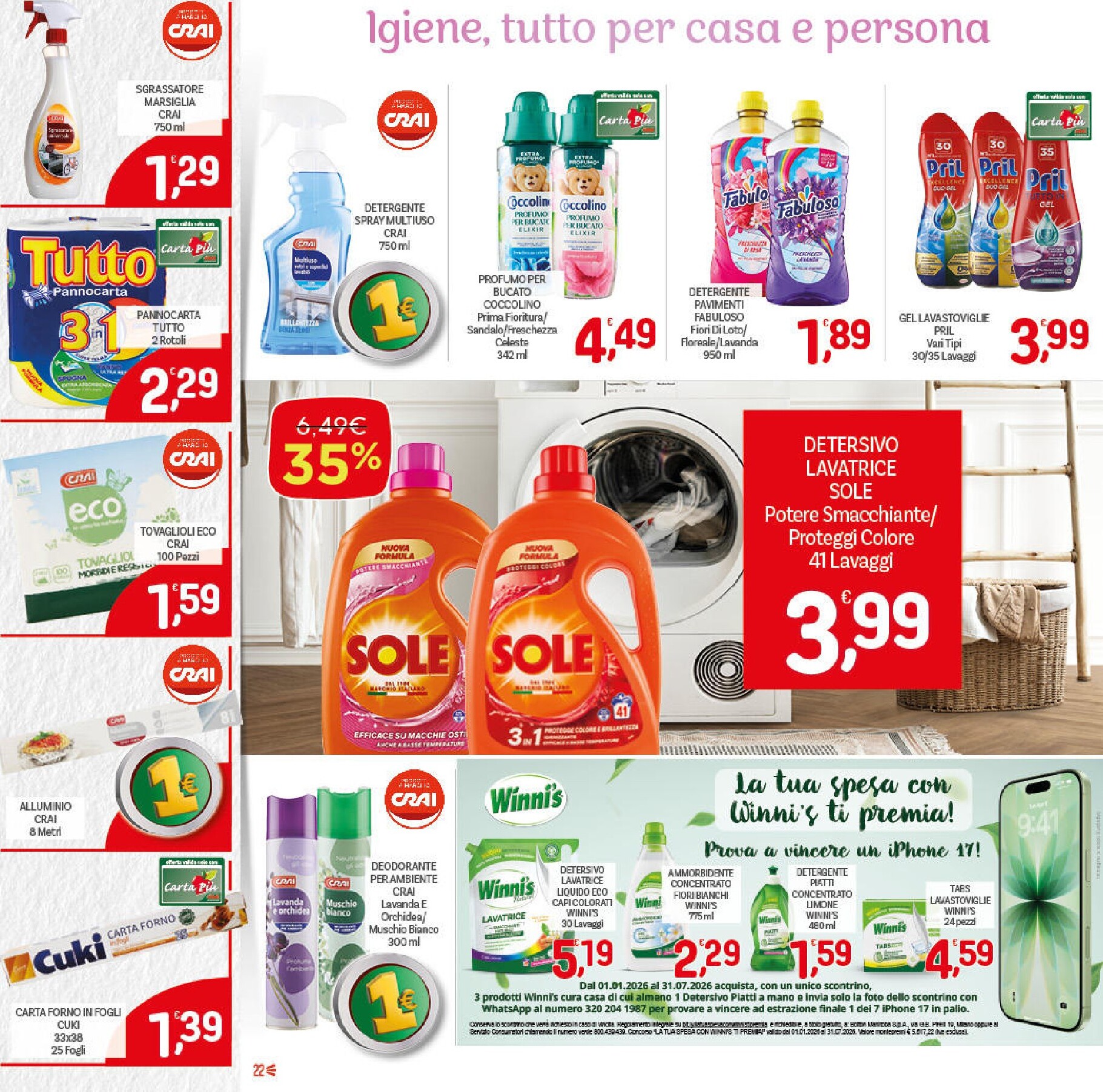 crai - Volantino Crai - Extra valido dal 19/02/2026 al 27/02/2026 - page: 22