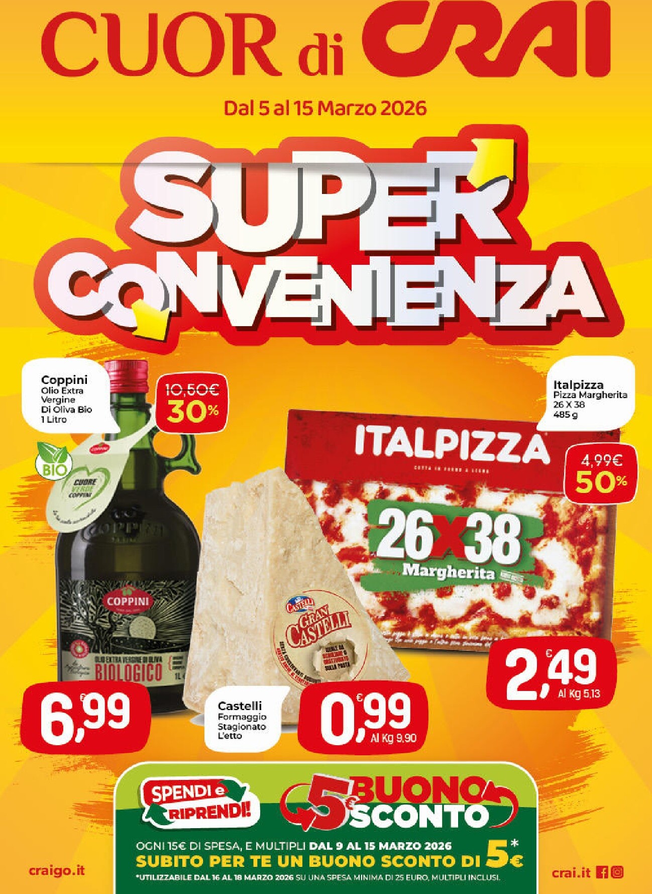 crai - Volantino Crai - Cuor di Crai valido dal 05/03/2026 al 15/03/2026 - page: 1