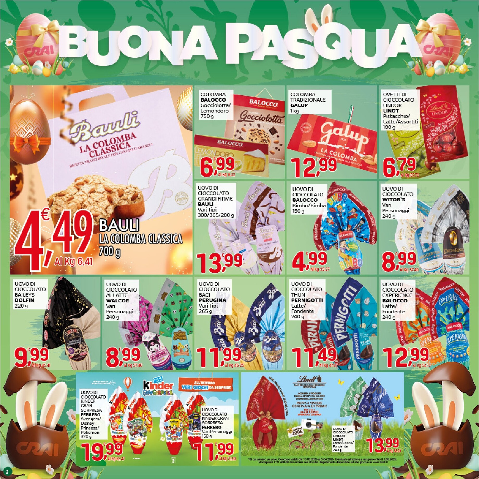 crai - Volantino Crai - buona pasqua valido dal 26/03/2026 al 06/04/2026 - page: 2