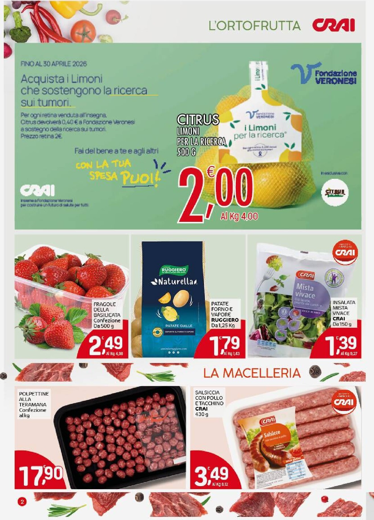 crai - Volantino Crai - Cuor di Crai valido dal 07/04/2026 al 12/04/2026 - page: 2
