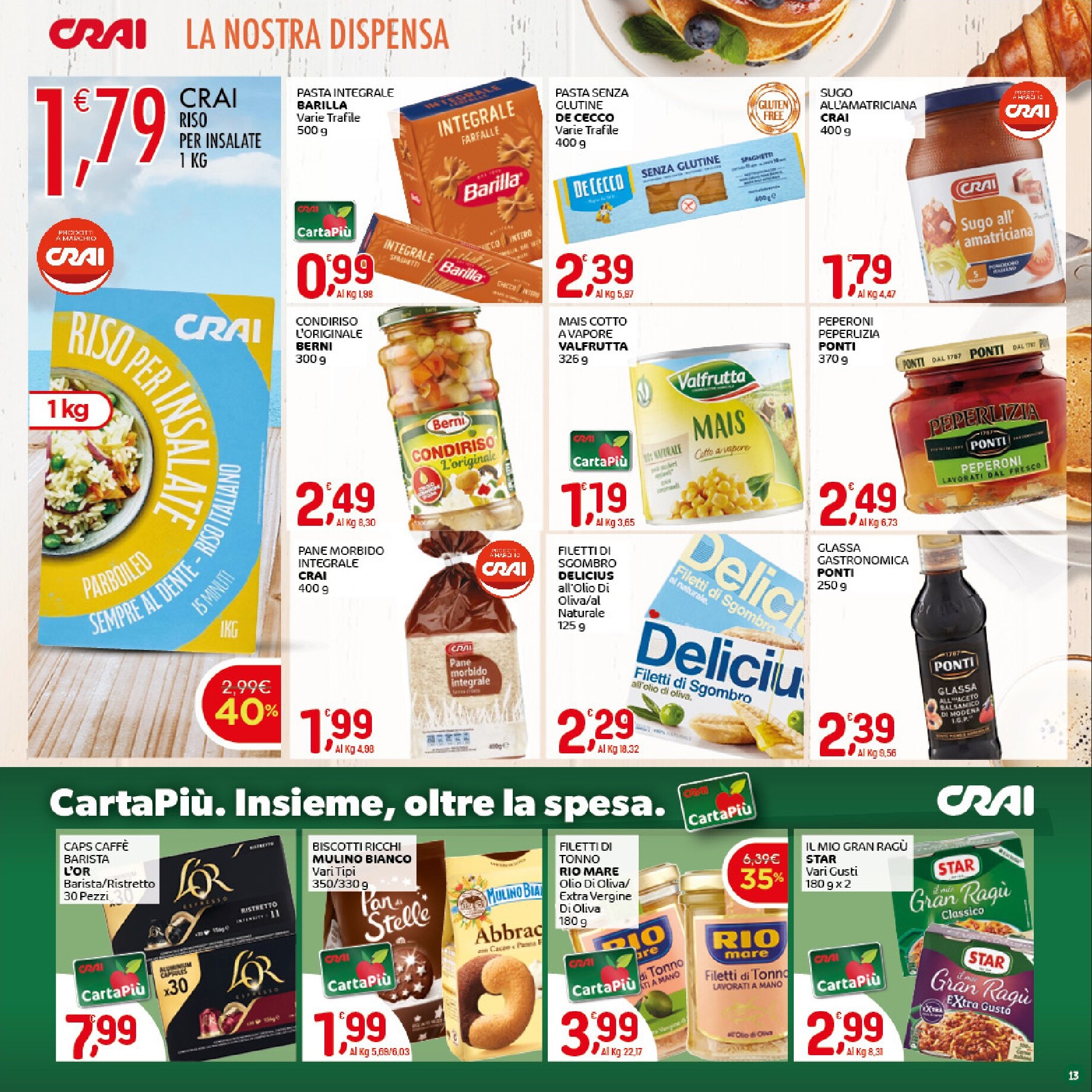 crai - Volantino futuro Crai valido dal giovedì 16/04/2026 al domenica 26/04/2026 - page: 13