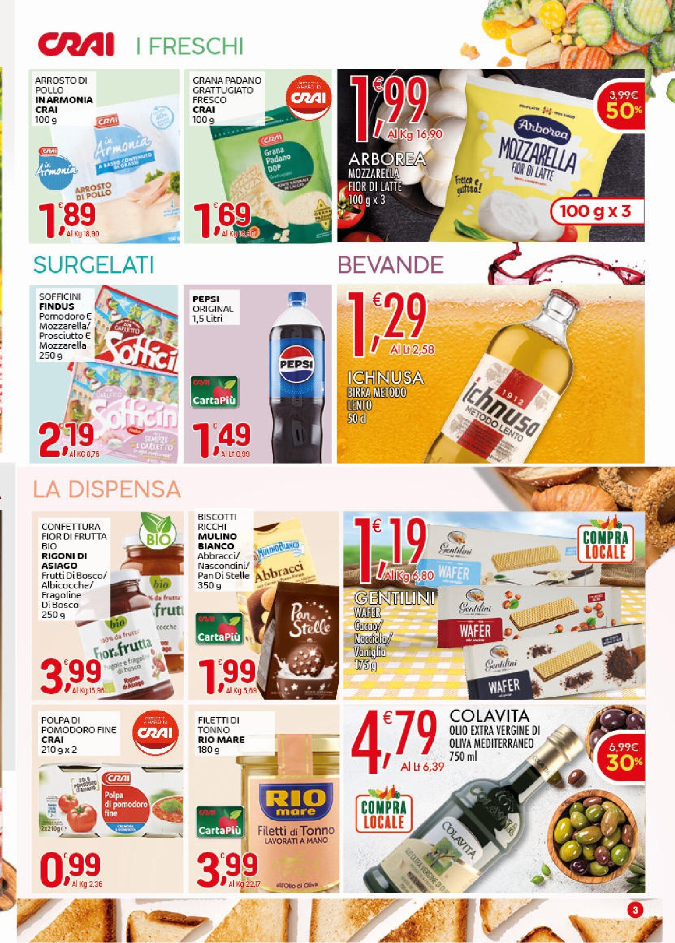 crai - Volantino attuale di Crai - Cuor di Crai valido dal giovedì 16/04/2026 al domenica 26/04/2026 - page: 3