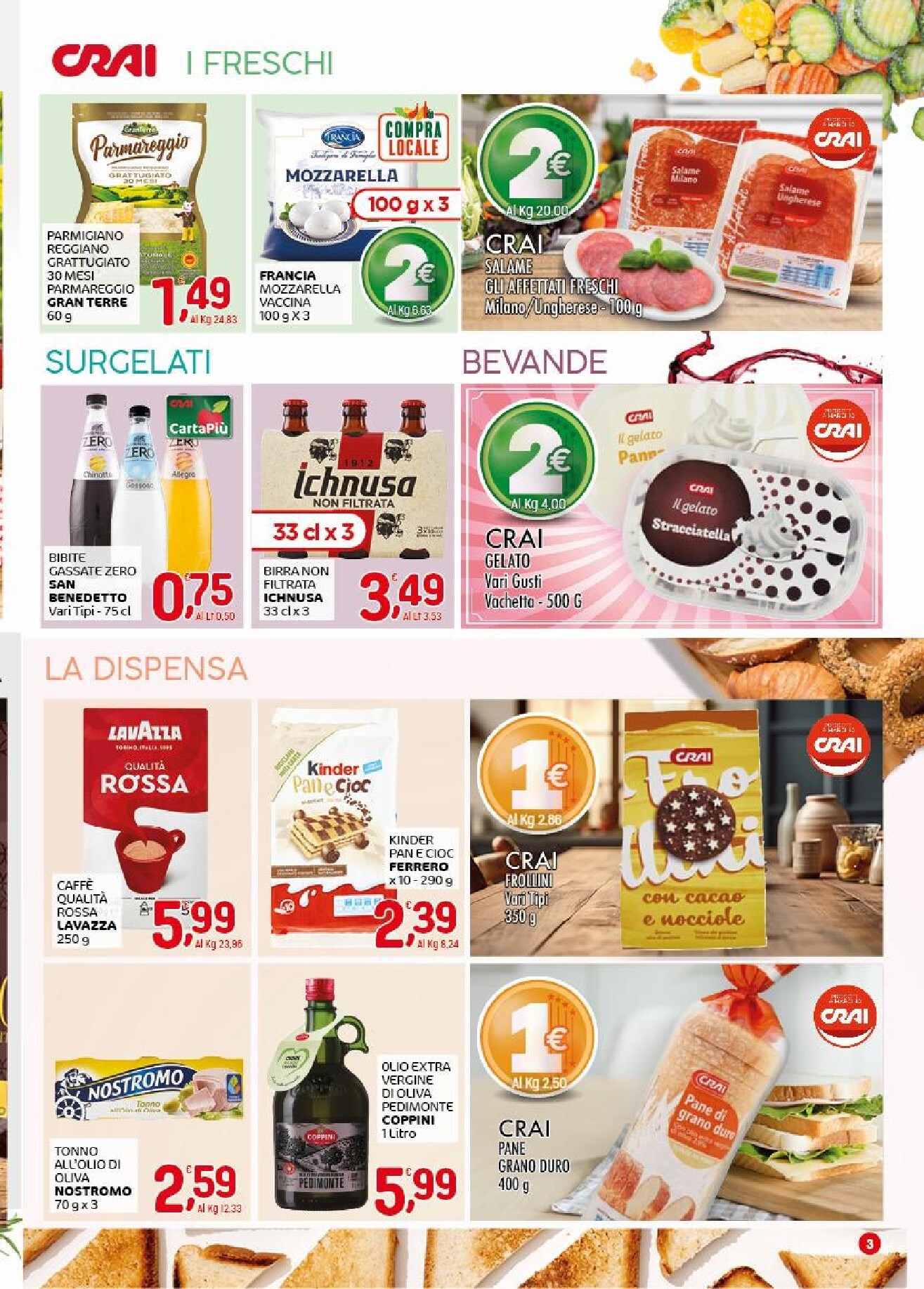 crai - Volantino attuale di Crai - Cruo di Crai Roma valido dal giovedì 30/04/2026 al sabato 09/05/2026 - page: 3
