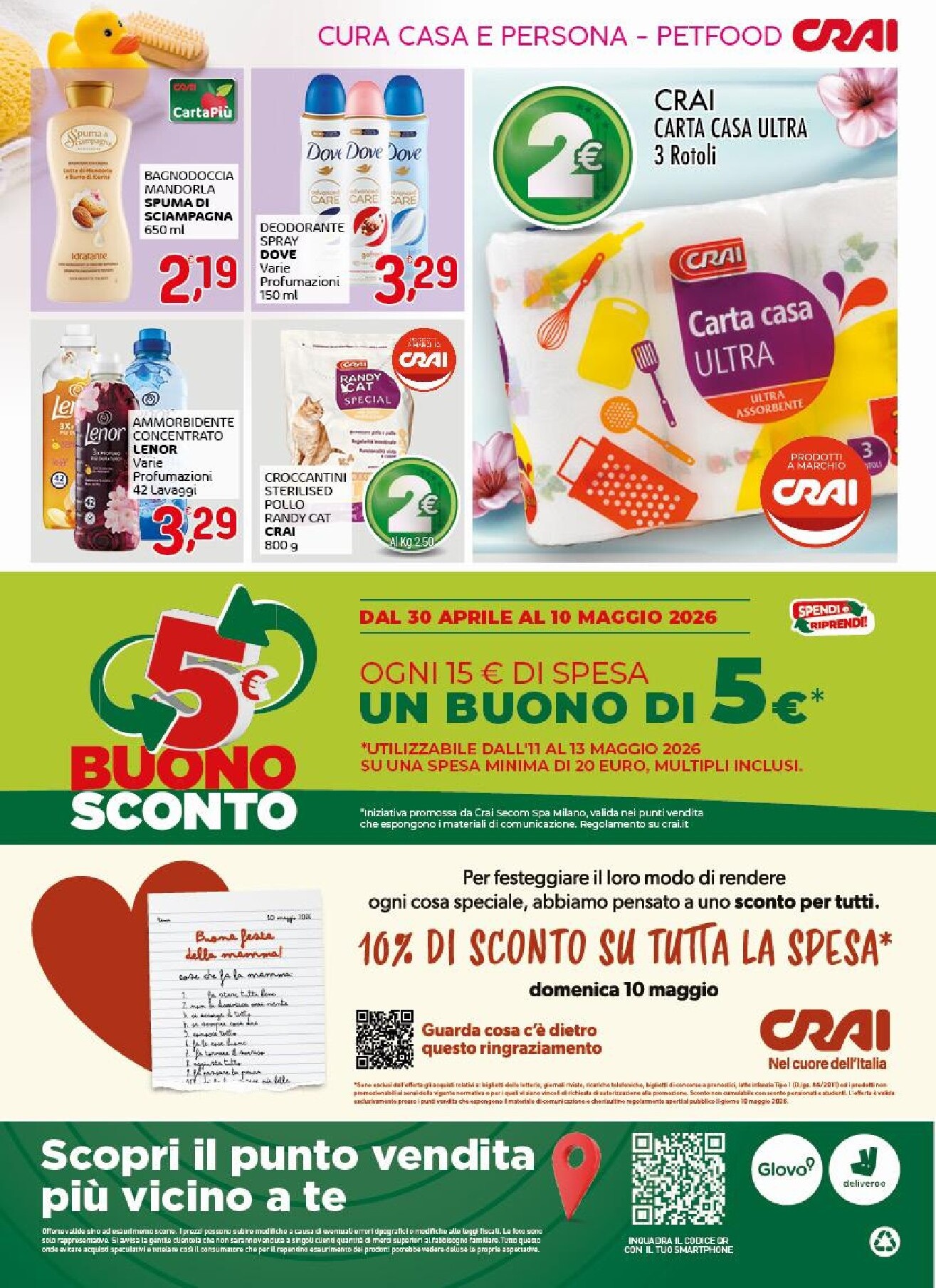 crai - Volantino attuale di Crai - Cruo di Crai Roma valido dal giovedì 30/04/2026 al sabato 09/05/2026 - page: 4