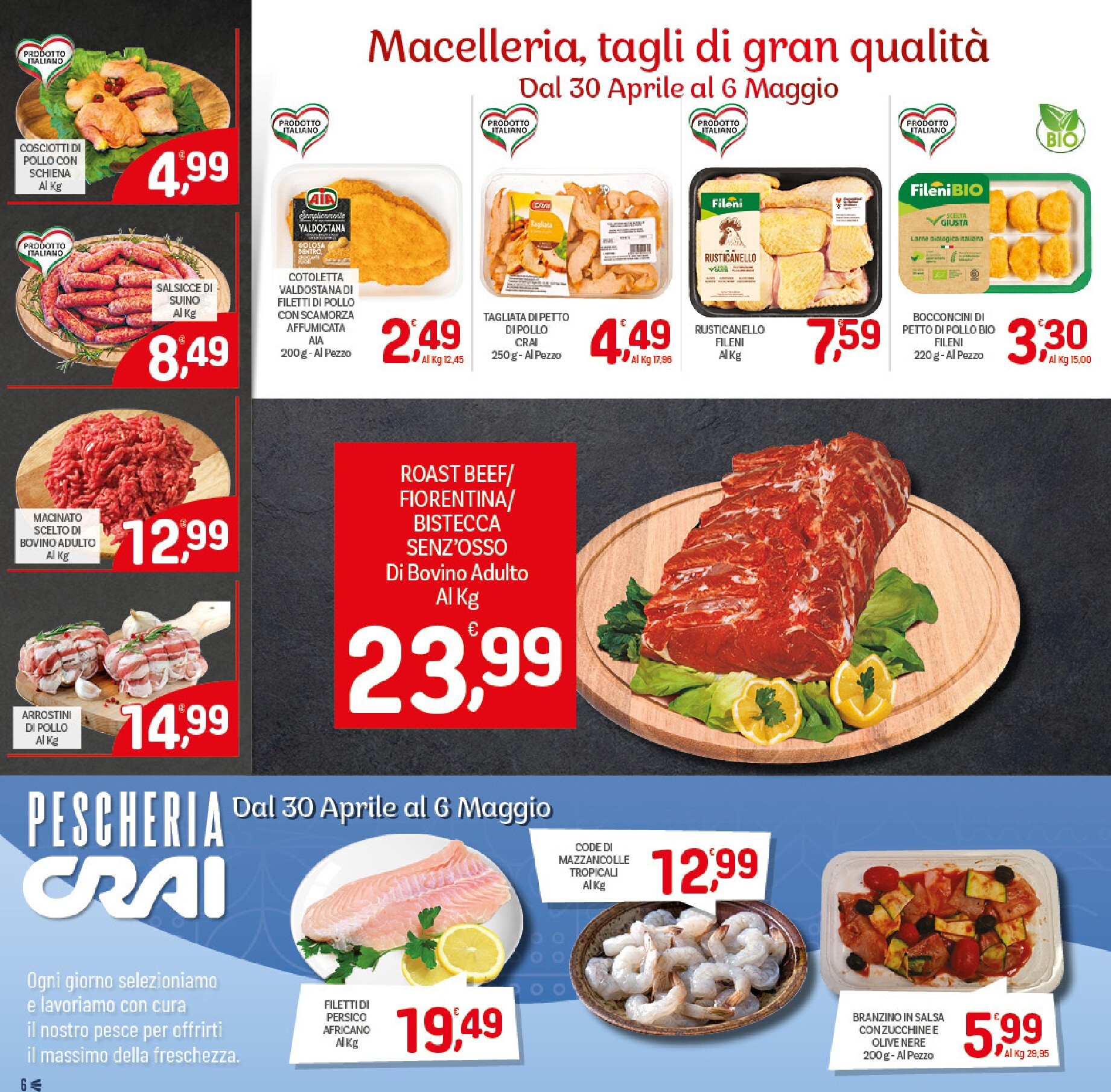 crai - Volantino attuale di Crai - Extra valido dal giovedì 30/04/2026 al domenica 10/05/2026 - page: 6