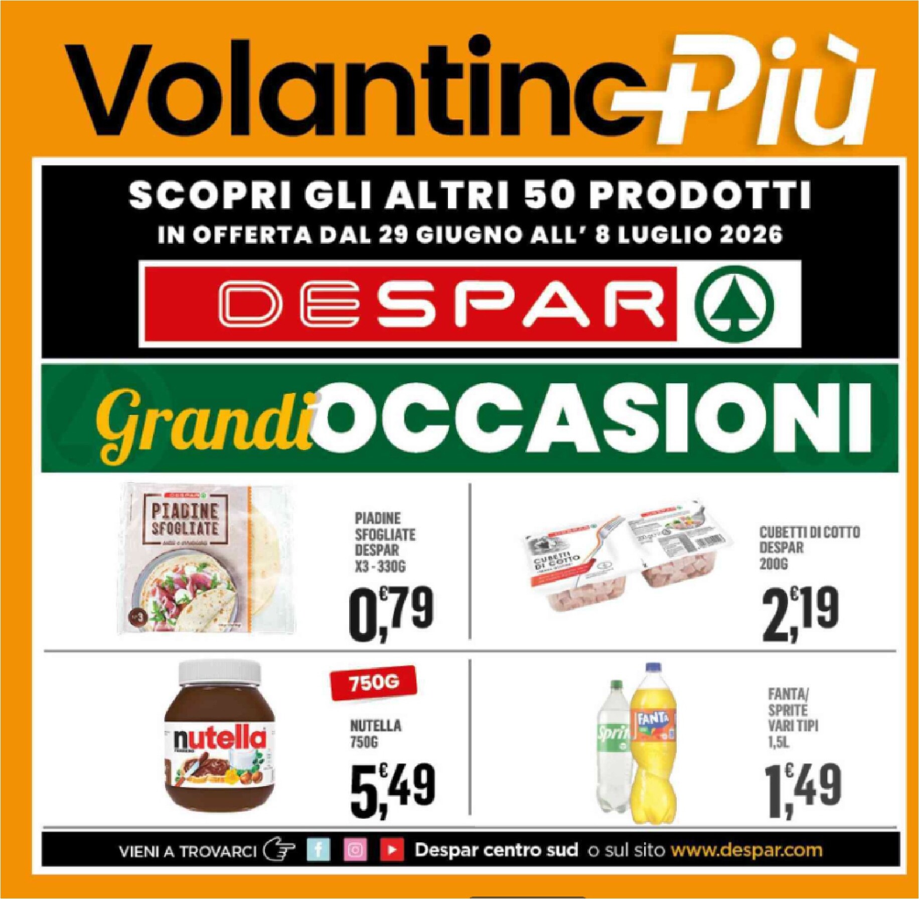 despar - Volantino attuale di Despar valido dal lunedì 29/06/2026 al mercoledì 08/07/2026 - page: 16