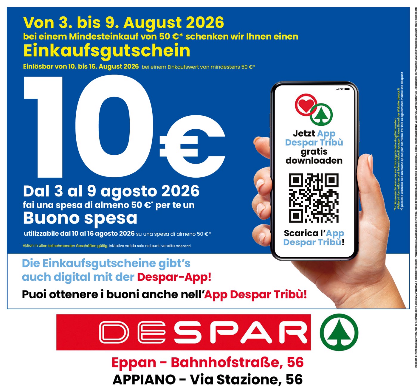 despar - Volantino attuale di Despar - Appiano valido dal giovedì 06/08/2026 al mercoledì 19/08/2026 - page: 8