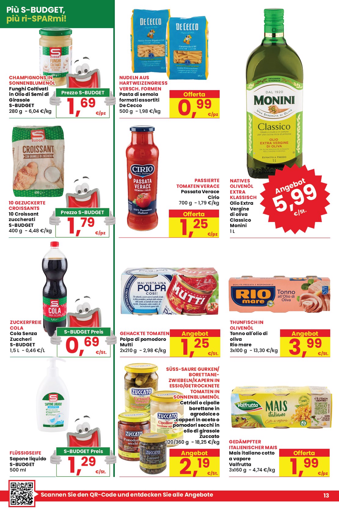 despar - Volantino attuale di Despar & Eurospar valido dal giovedì 20/08/2026 al mercoledì 02/09/2026 - page: 13