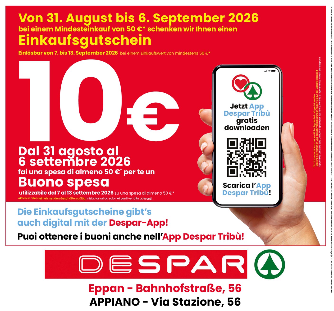 despar - Volantino attuale di Despar - Appiano valido dal giovedì 03/09/2026 al mercoledì 16/09/2026 - page: 8