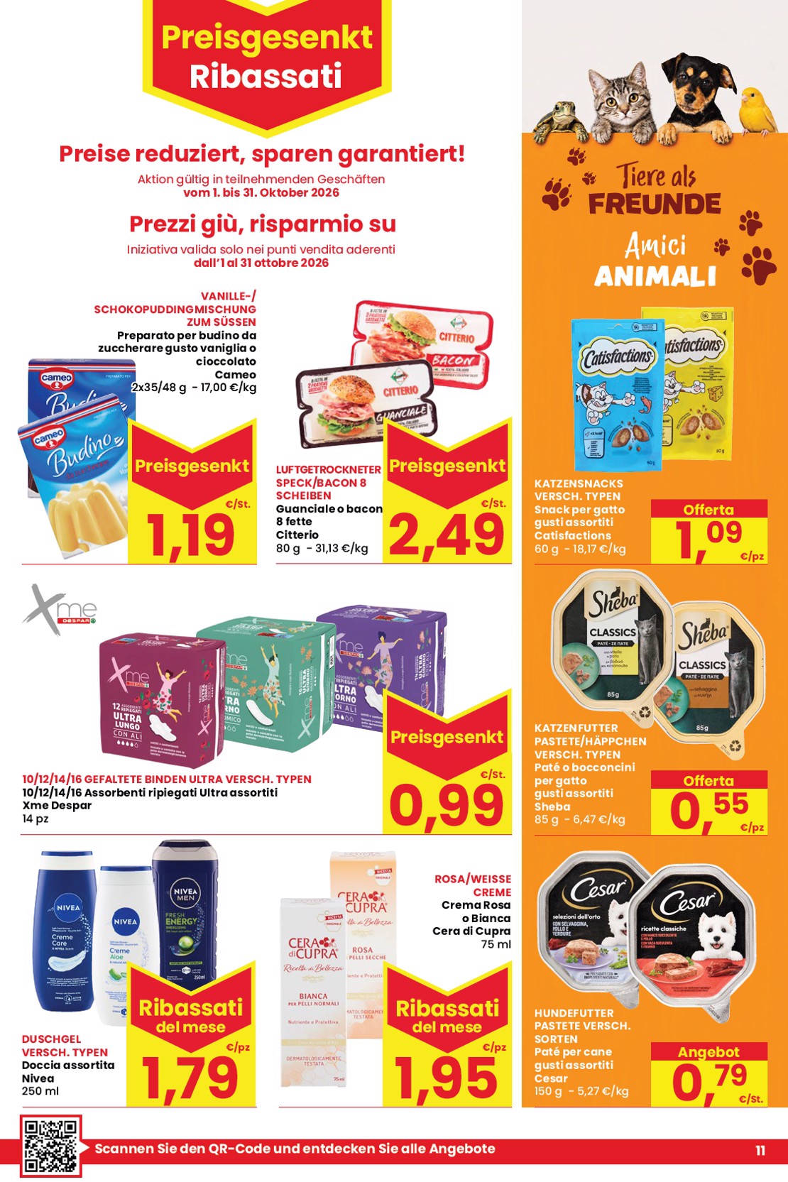 despar - Volantino attuale di Despar valido dal giovedì 15/10/2026 al mercoledì 28/10/2026 - page: 11