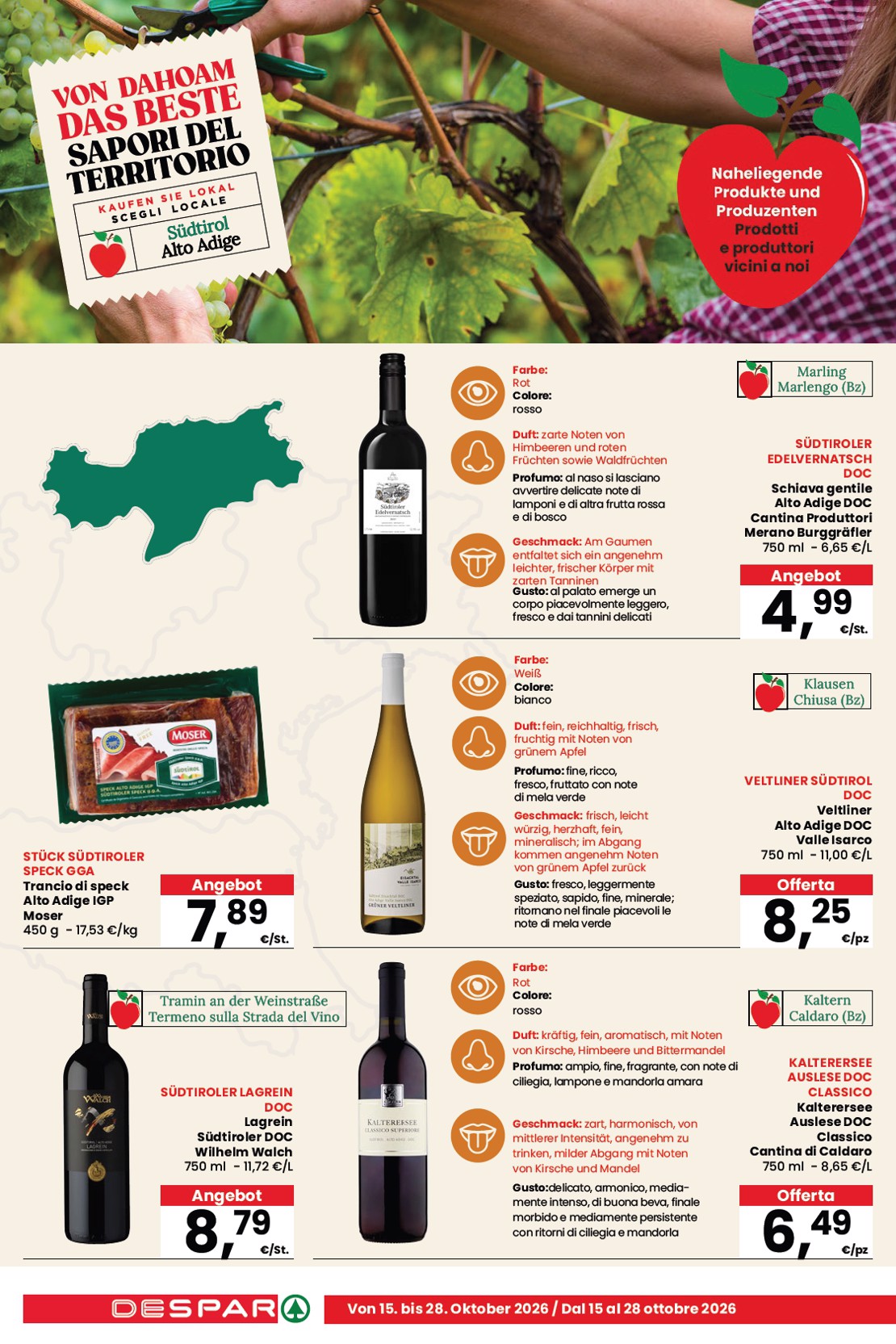 despar - Volantino attuale di Despar valido dal giovedì 15/10/2026 al mercoledì 28/10/2026 - page: 12