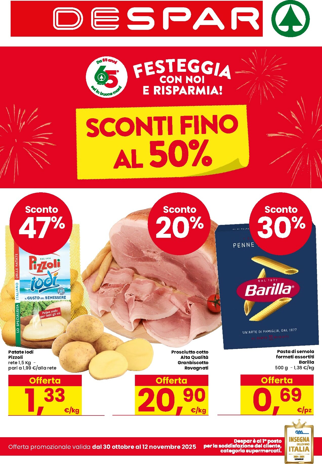 despar - Volantino Despar valido dal 30/10 al 12/11
