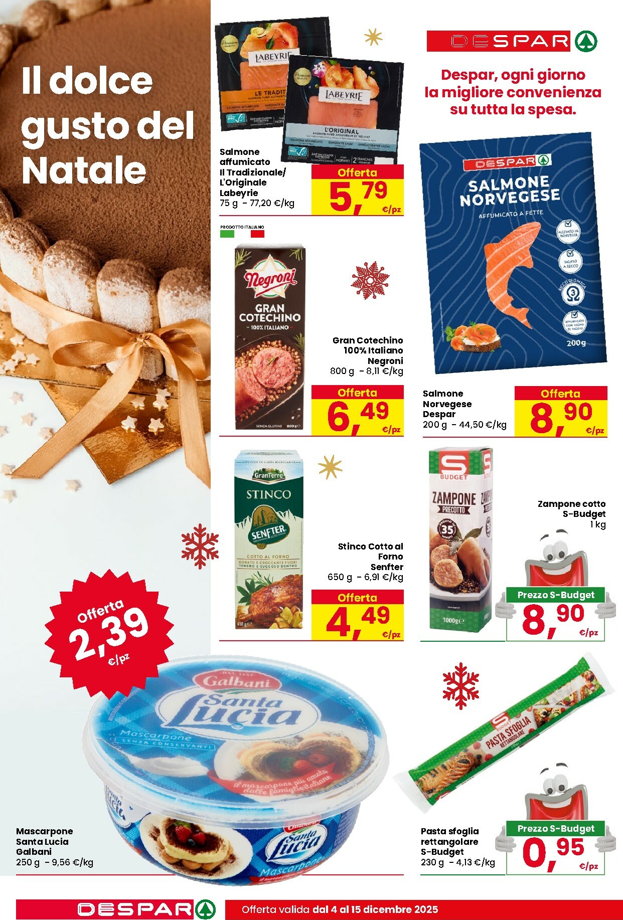 despar - Volantino Despar valido dal 04/12 al 15/12 - page: 6