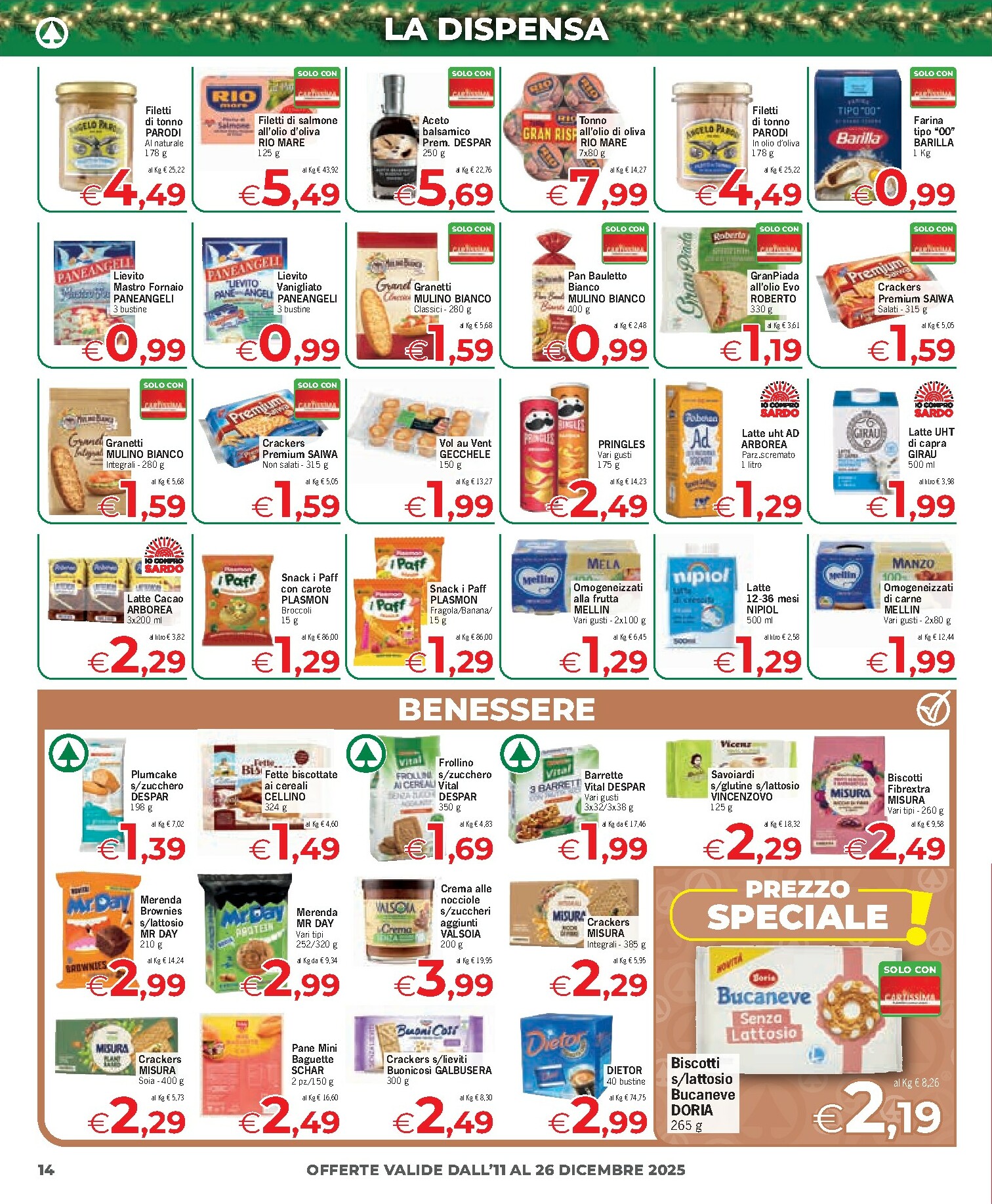 despar - Volantino Despar - Offerte di Buone Feste valido dal 11/12 al 26/12 - page: 14