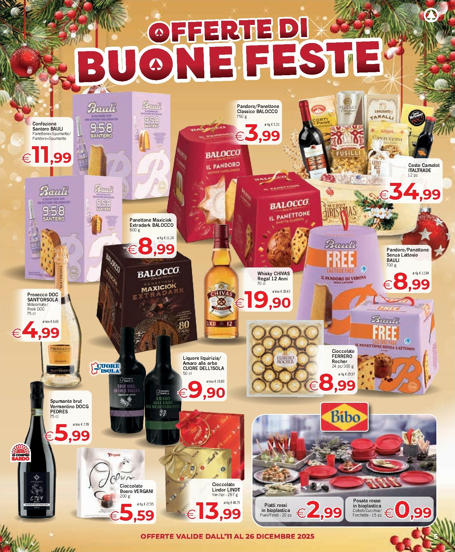 despar - Volantino Despar - Offerte di Buone Feste valido dal 11/12 al 26/12 - page: 5